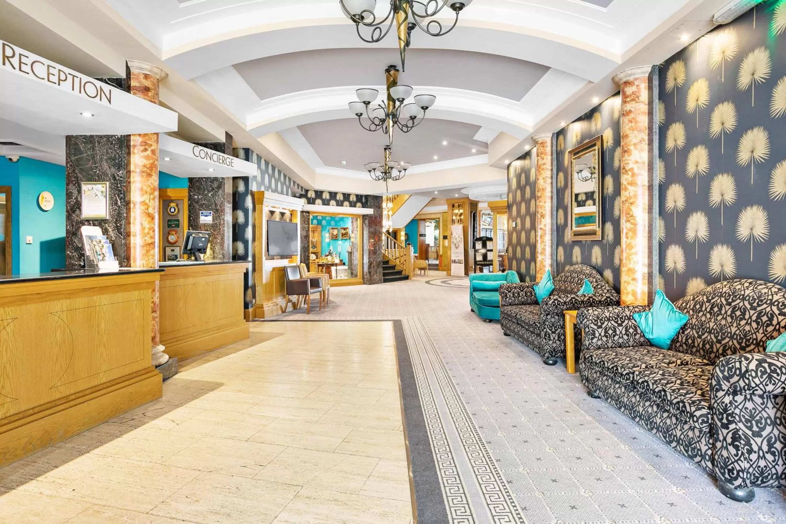 Lobby or reception in The Grand Hotel