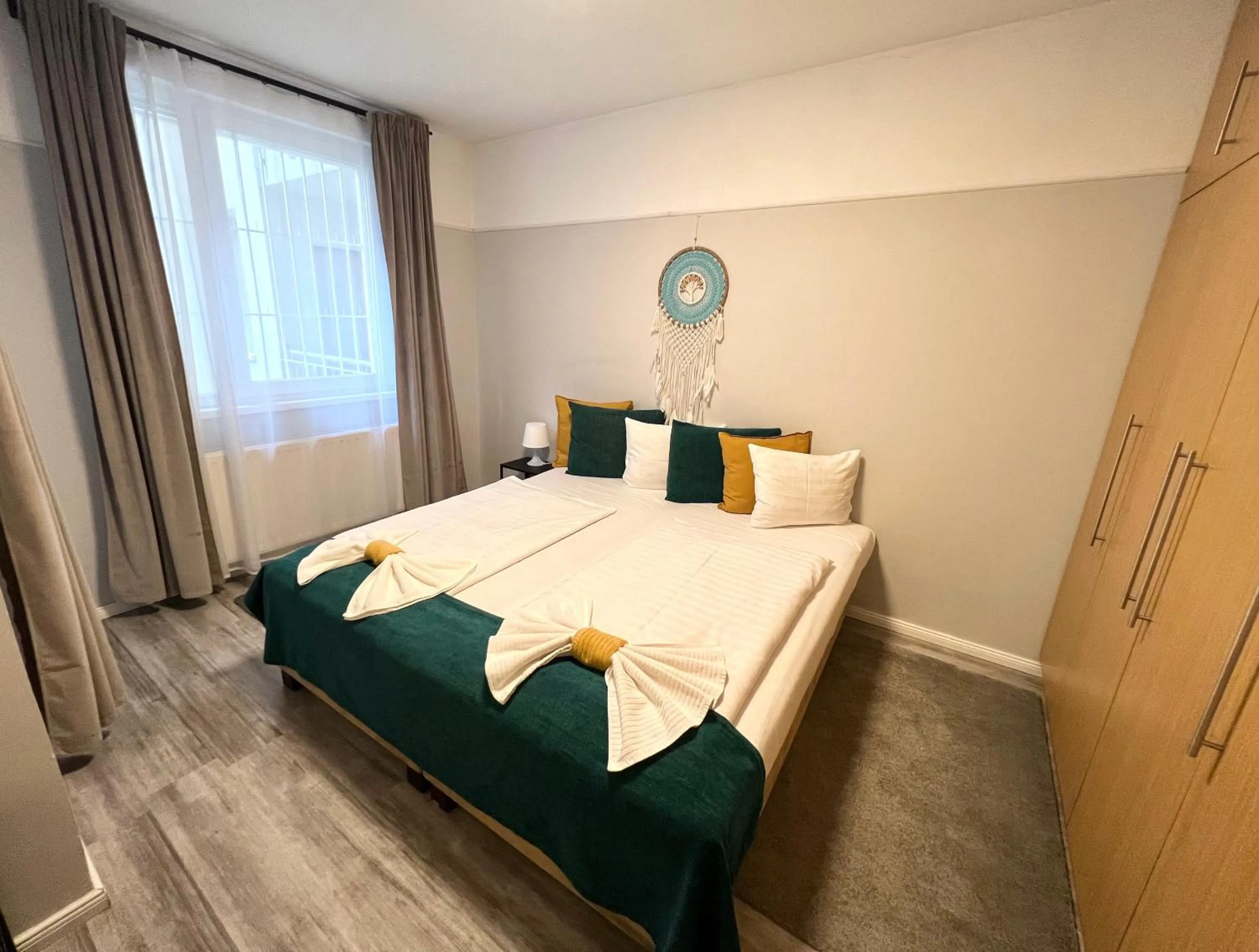 Bedroom, Bed in Nova Apartments