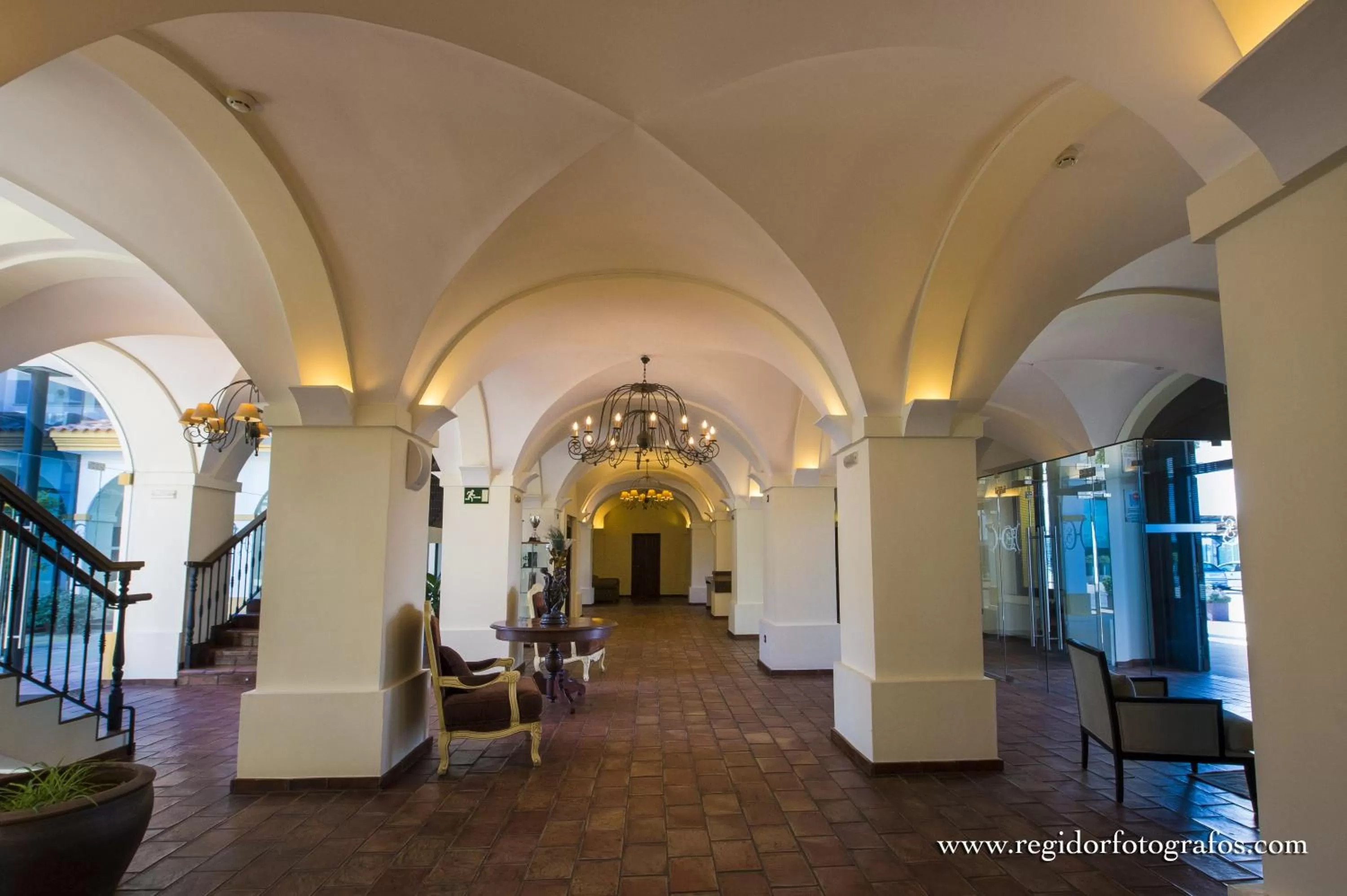 Lobby or reception in Hospedium Hotel Cortijo Santa Cruz