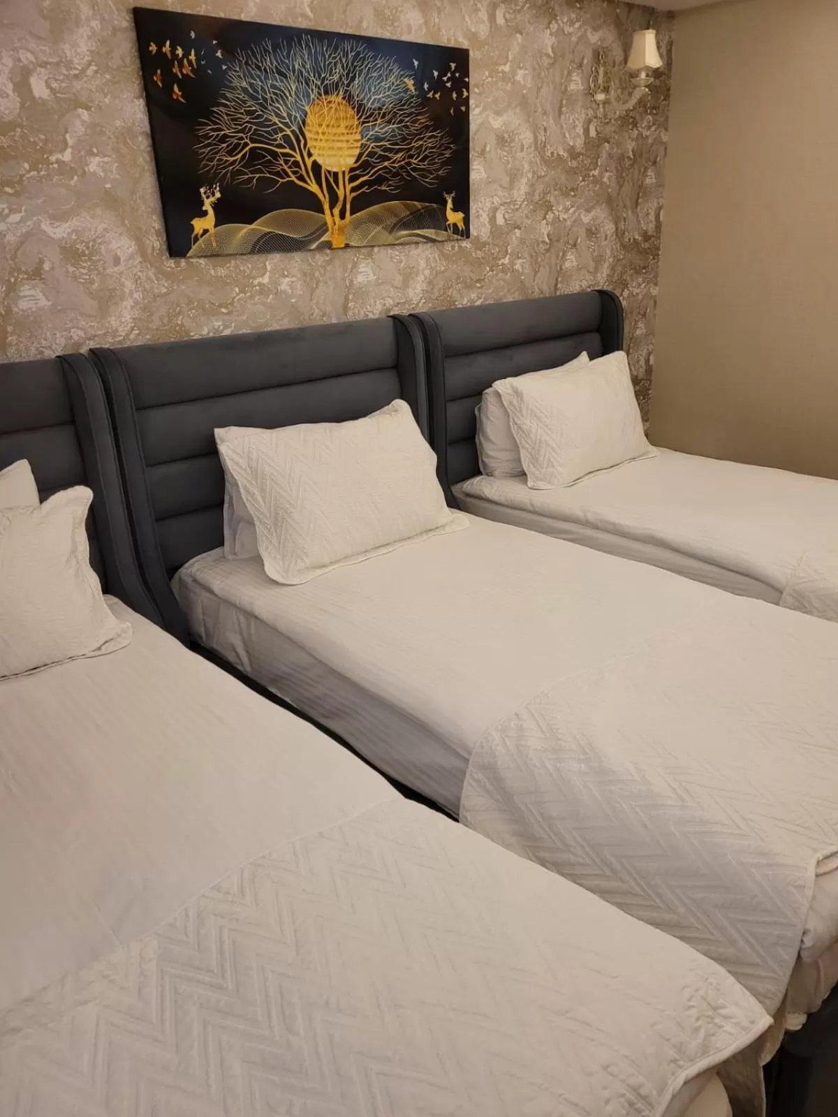 Bed in Mr BEYAZ HOTEL