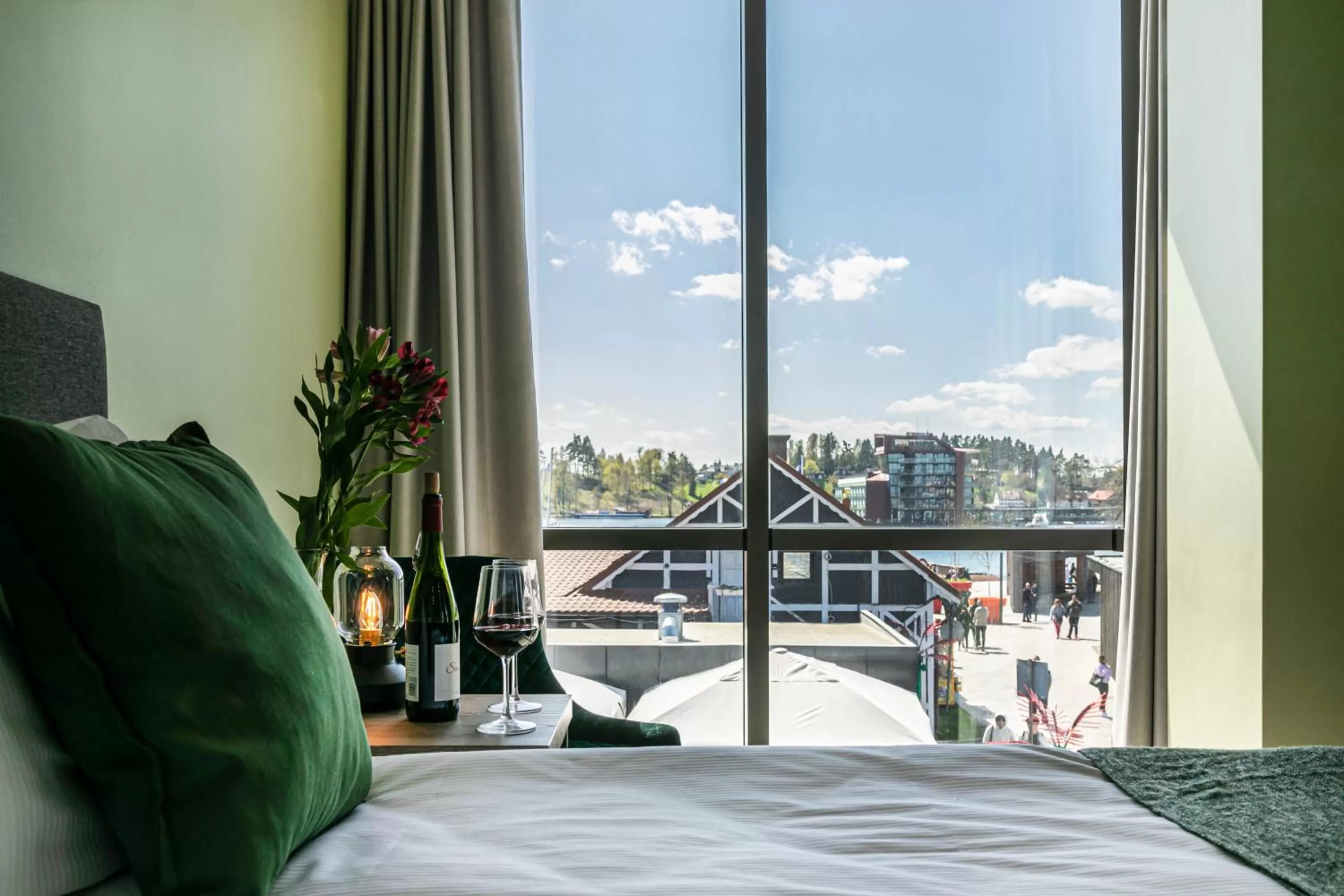 View (from property/room), Bed in Kamienica Portowa