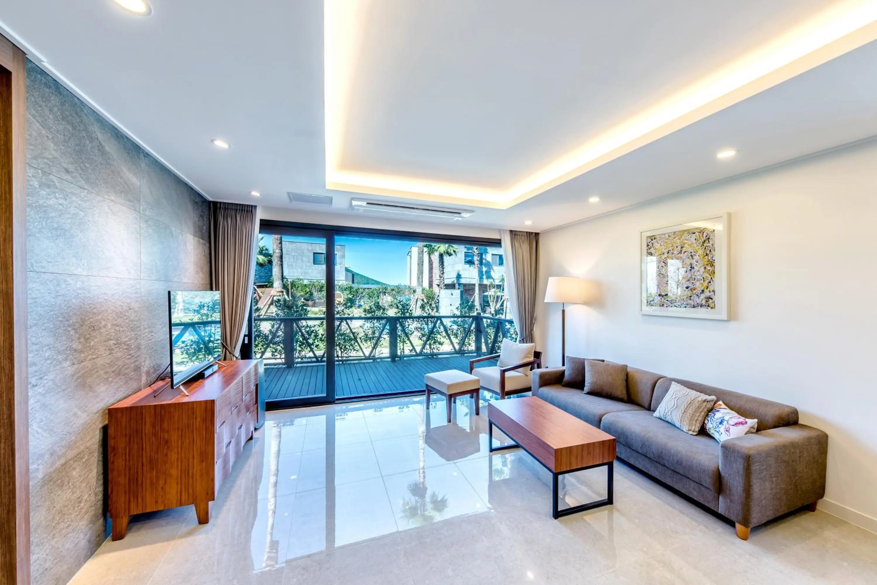 Living room in Arts Spa&Poolvilla