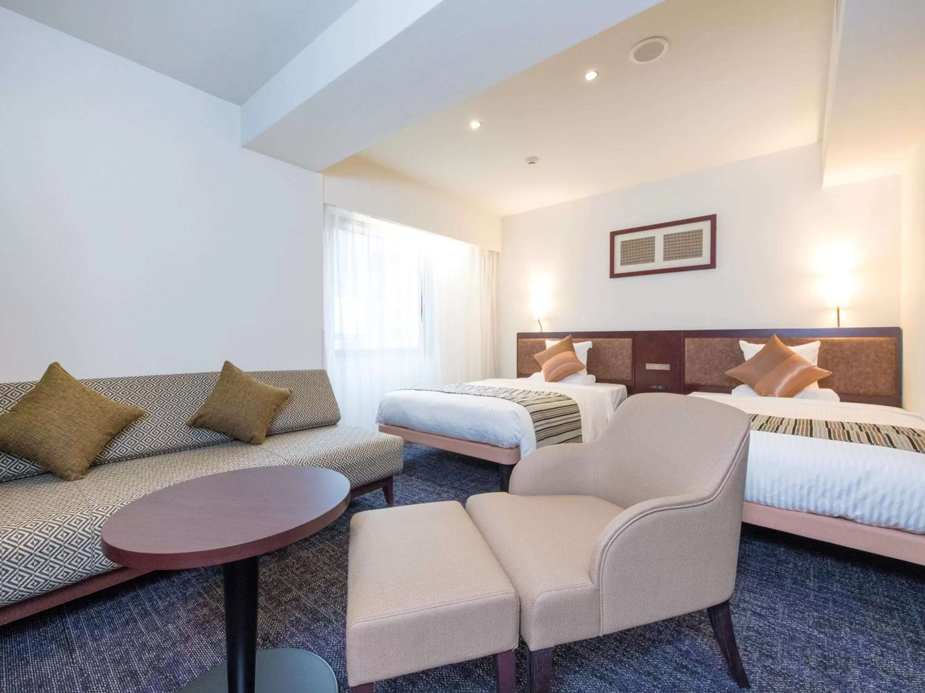 Photo of the whole room, Bed in HOTEL MYSTAYS Fukuoka Tenjin