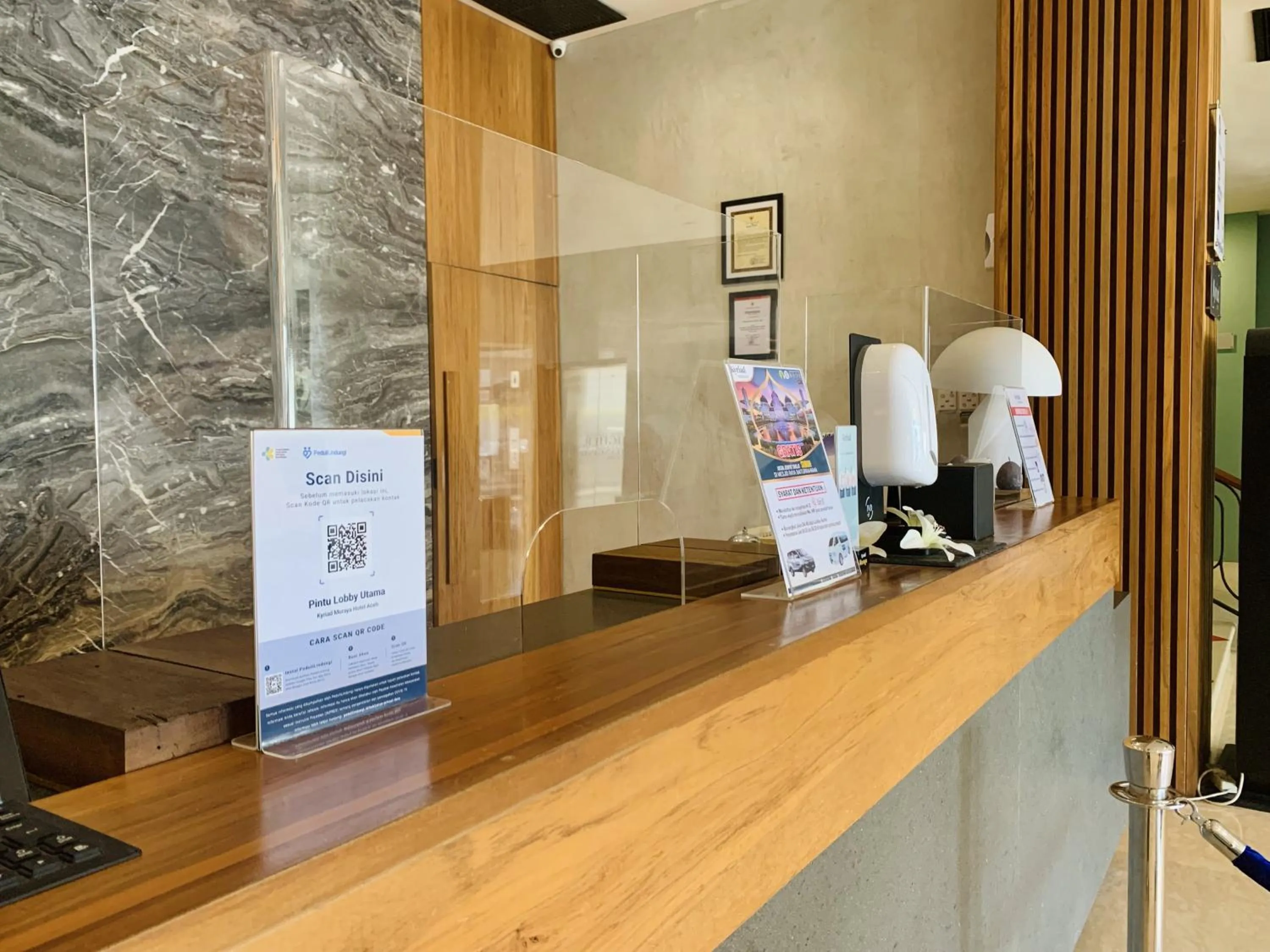 Lobby or reception in Kyriad Hotel Muraya Aceh