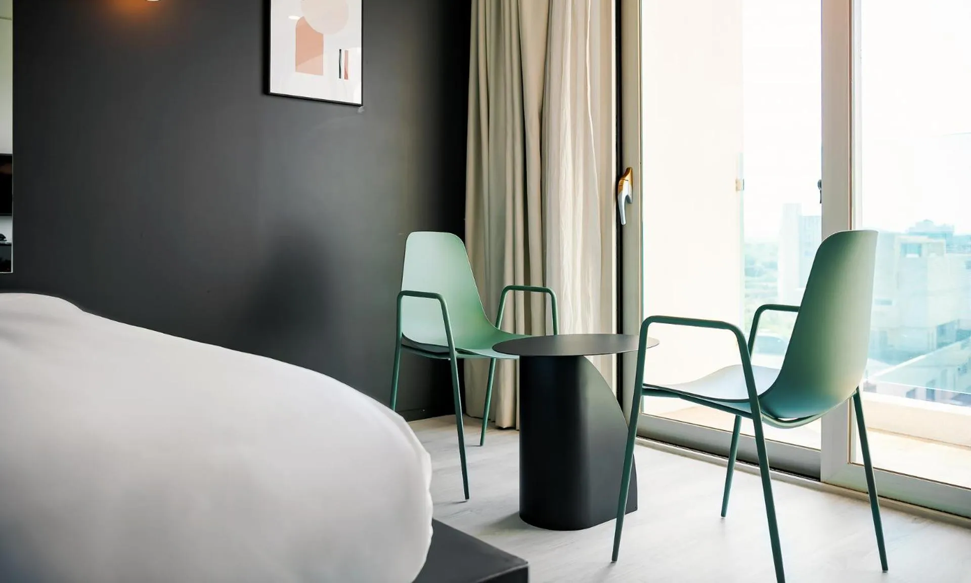 Bed in Pampas Hotel Jeju