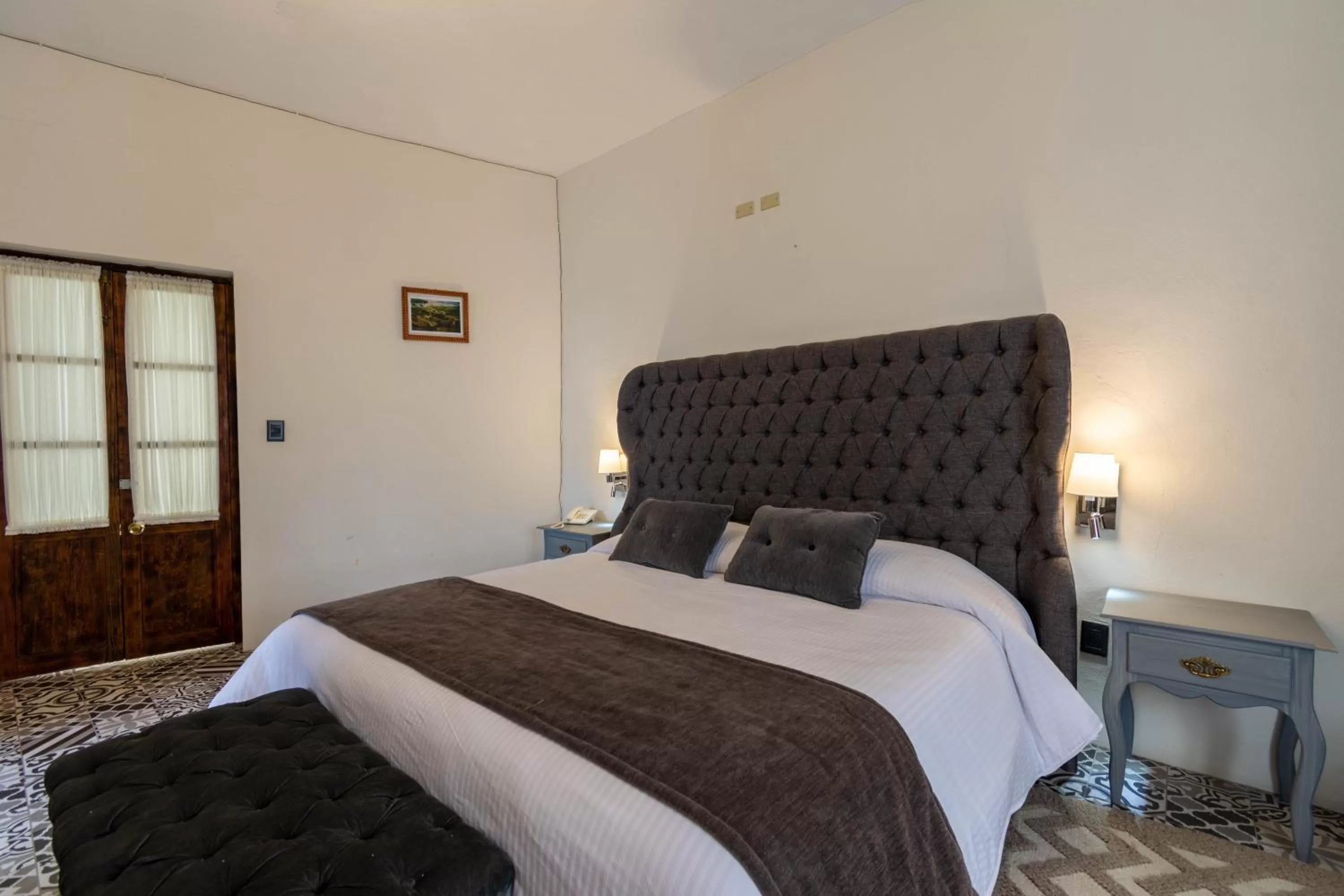 Decorative detail in Hotel Casa Sangre de Cristo