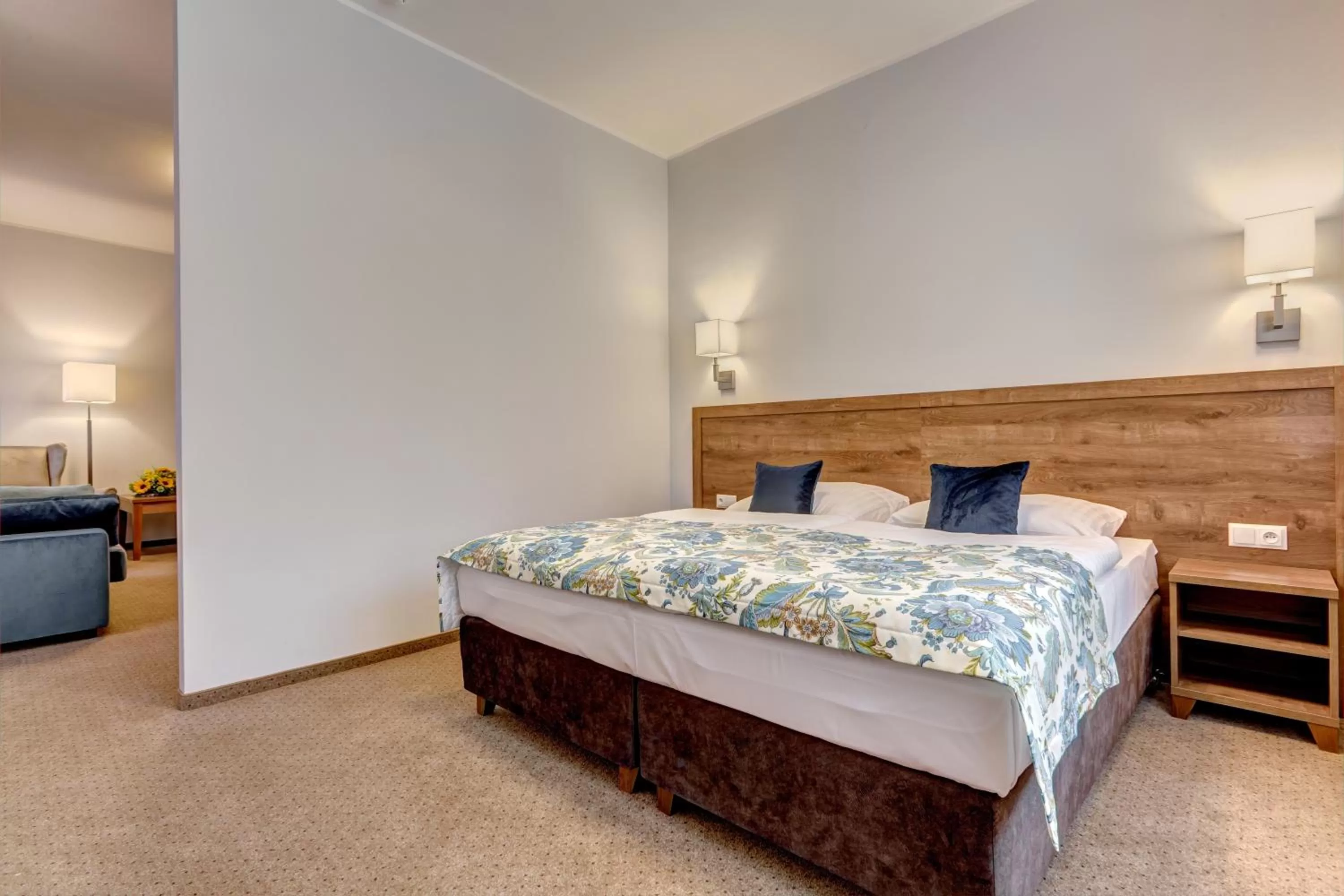 Bed in Hotel Książ