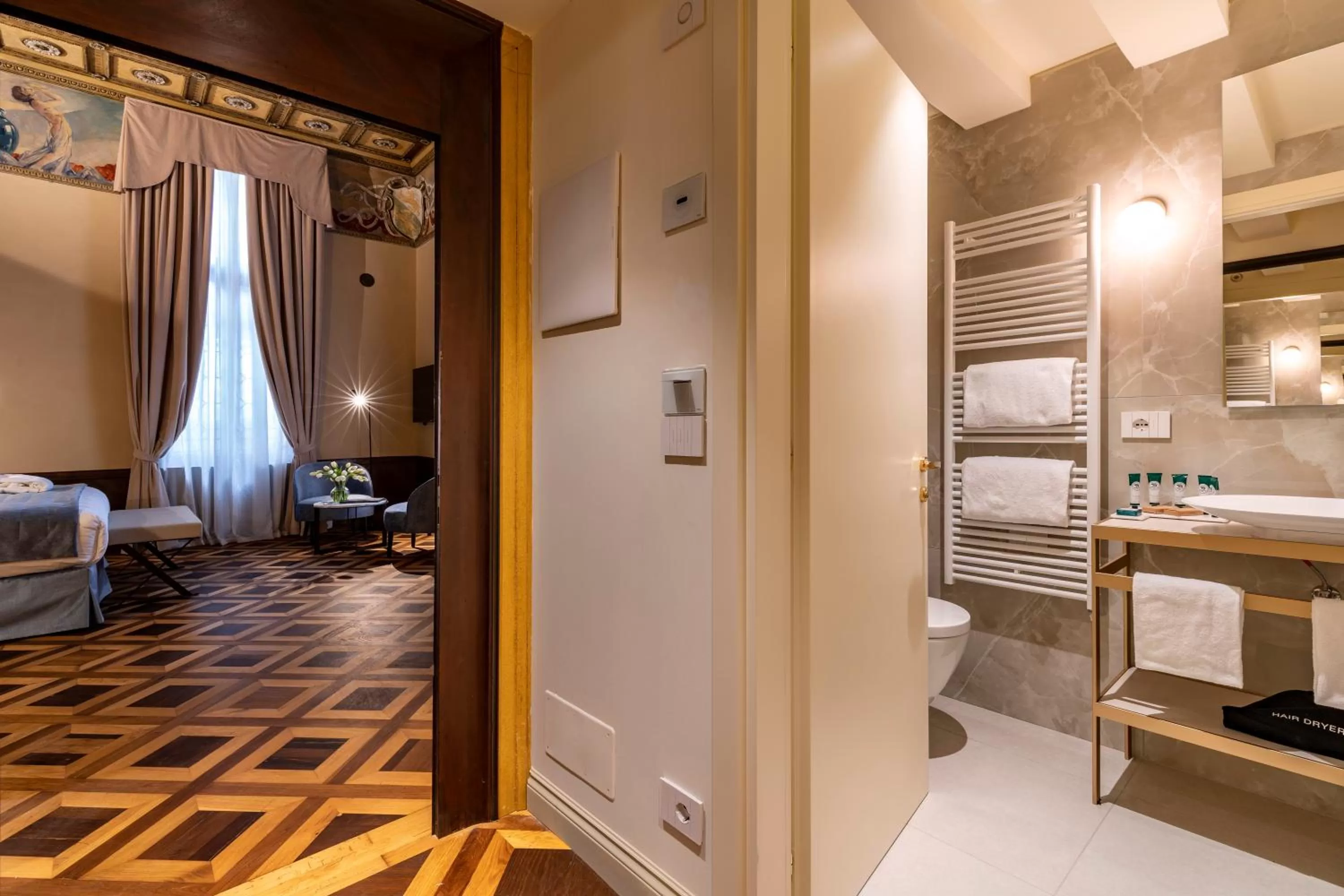 Bedroom, Bed in Palazzo Keller