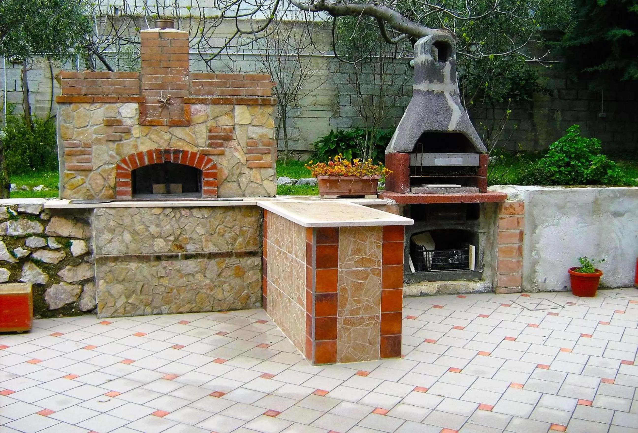 BBQ facilities in B&B Maison Villa Vittorio