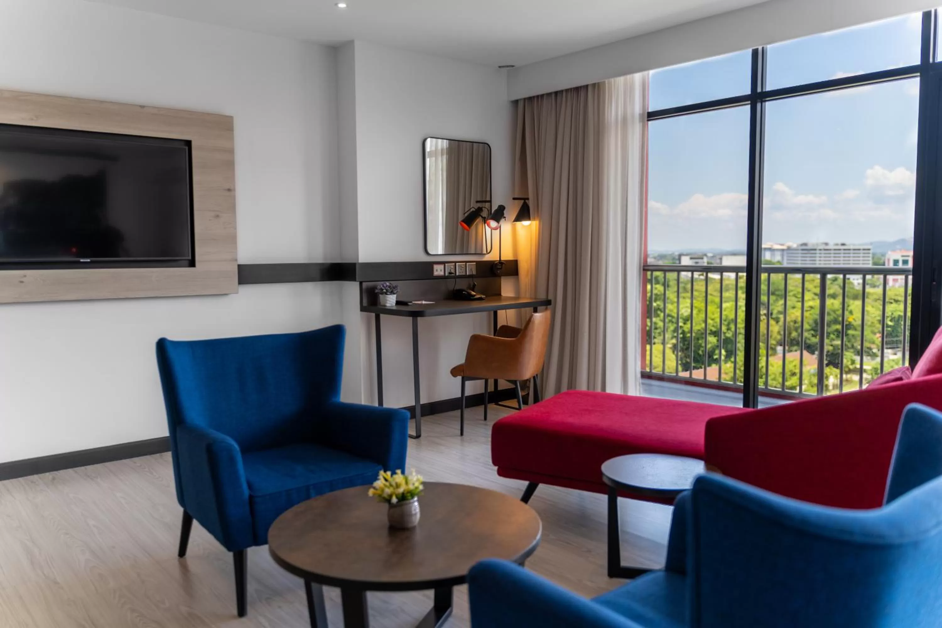 Seating area in Travelodge Ipoh