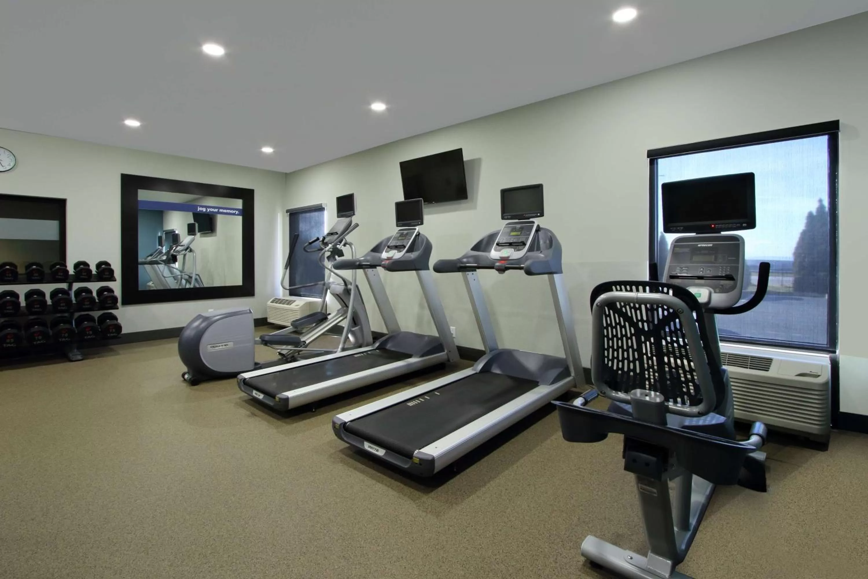 Fitness centre/facilities in Hampton Inn Hagerstown-Maugansville