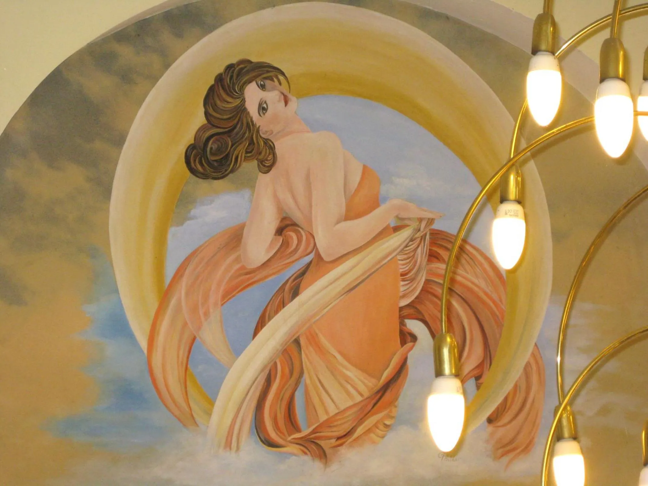 Decorative detail in Hotel Viktoria