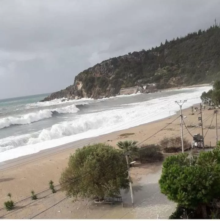 Beach in Anxhelos Hotel