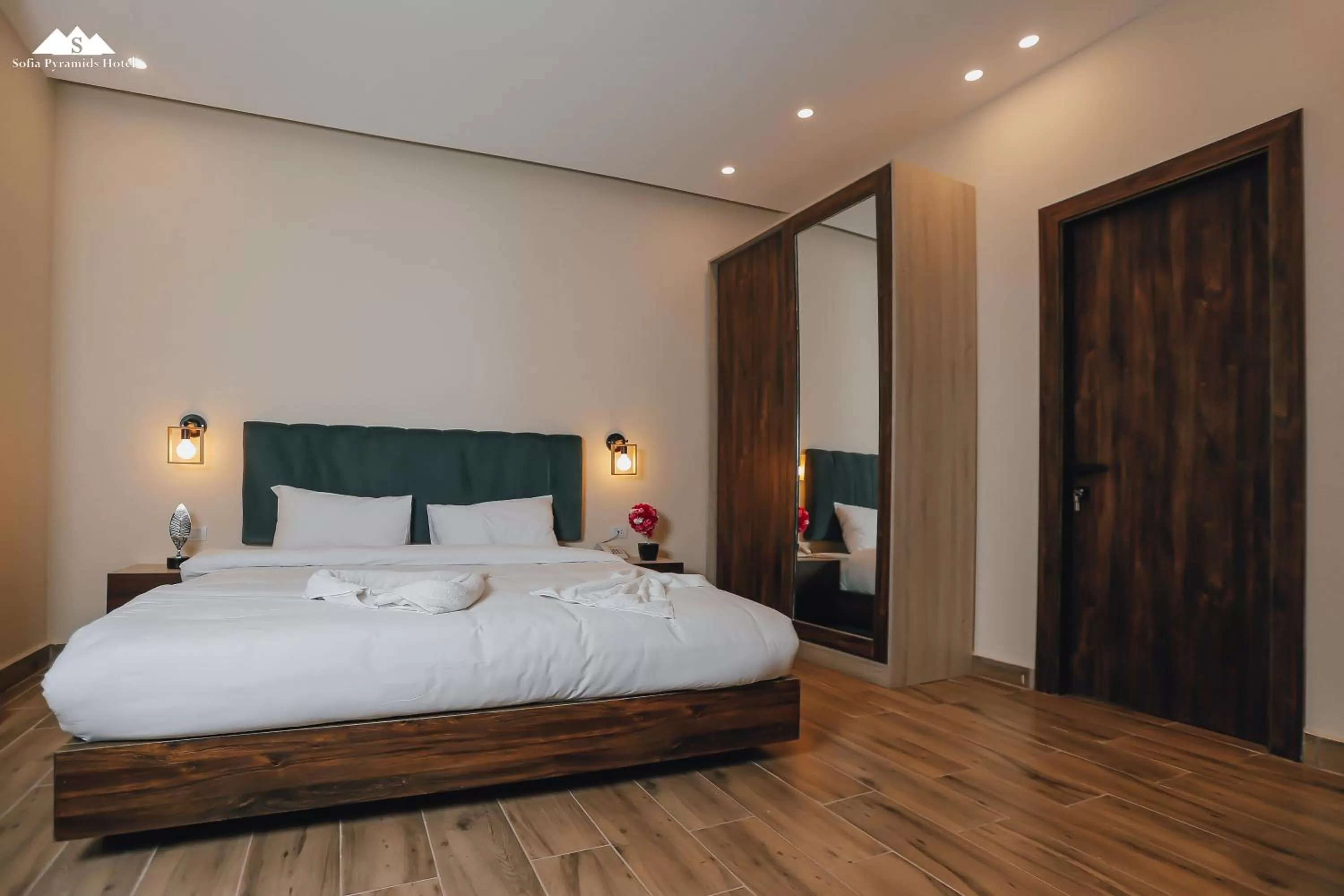 Photo of the whole room, Bed in Sofia Pyramids Hotel