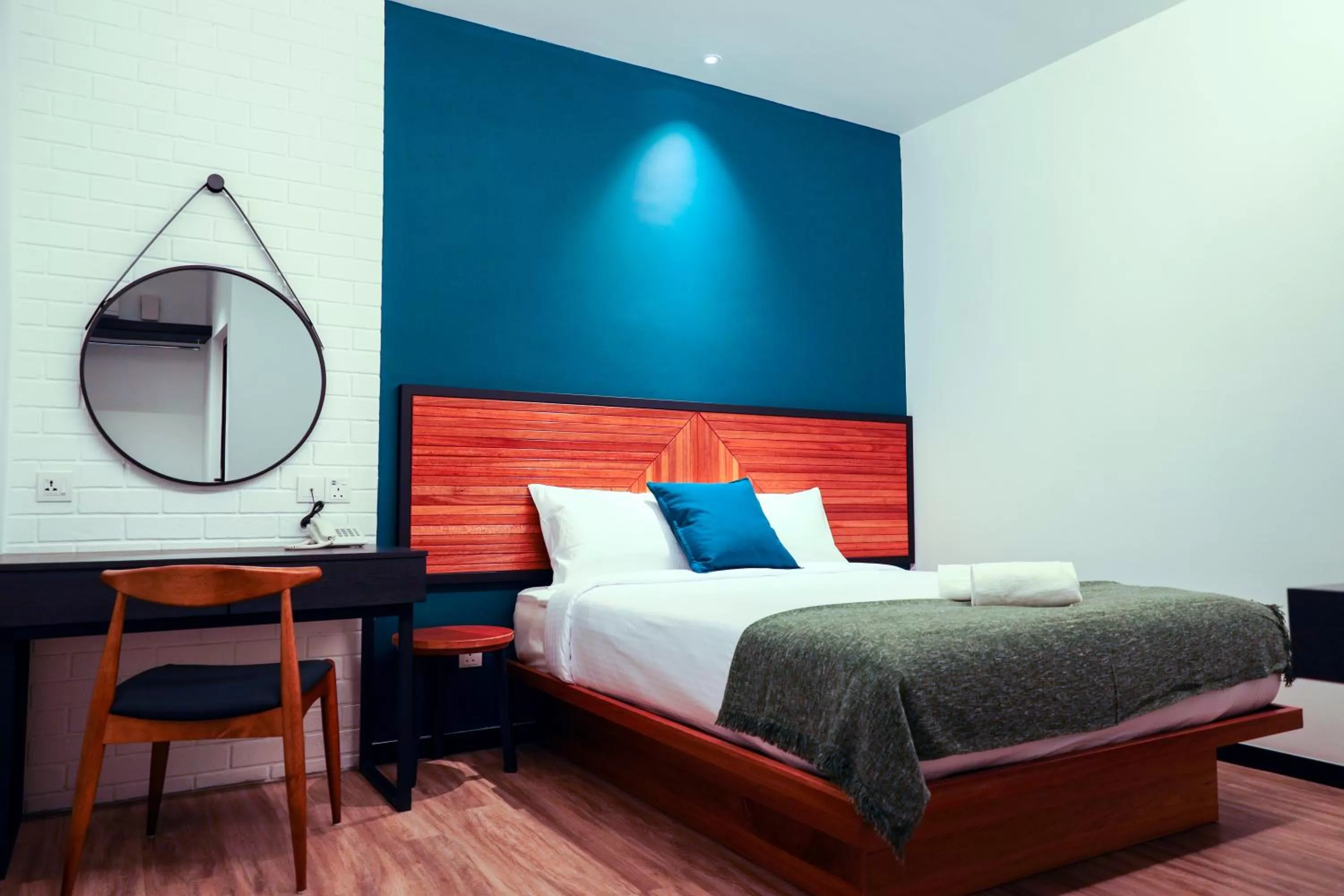 Bed in The Journey hotel