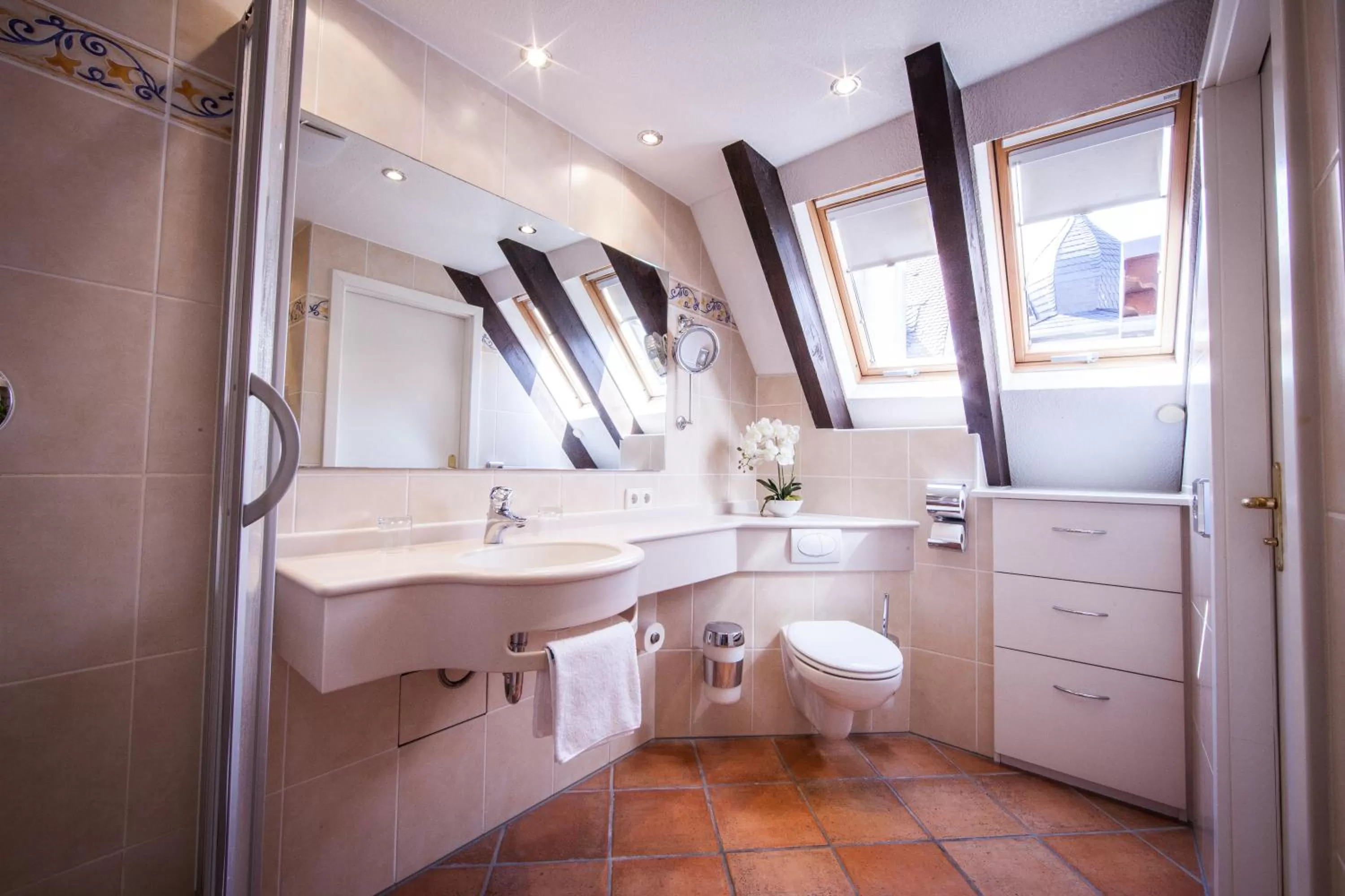 Bathroom in Hotel-Restaurant Hackteufel