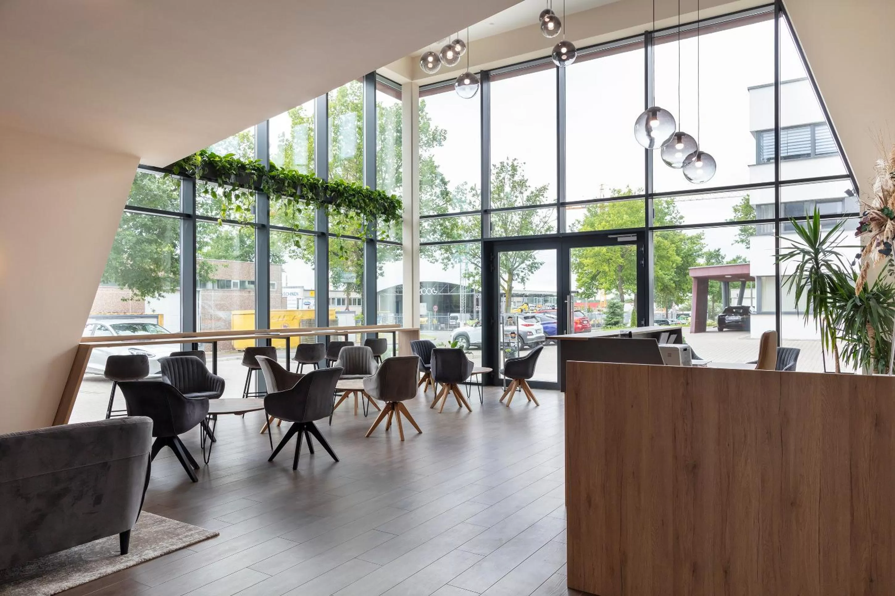 Lobby or reception in Dominik Hotel & Eventsaal