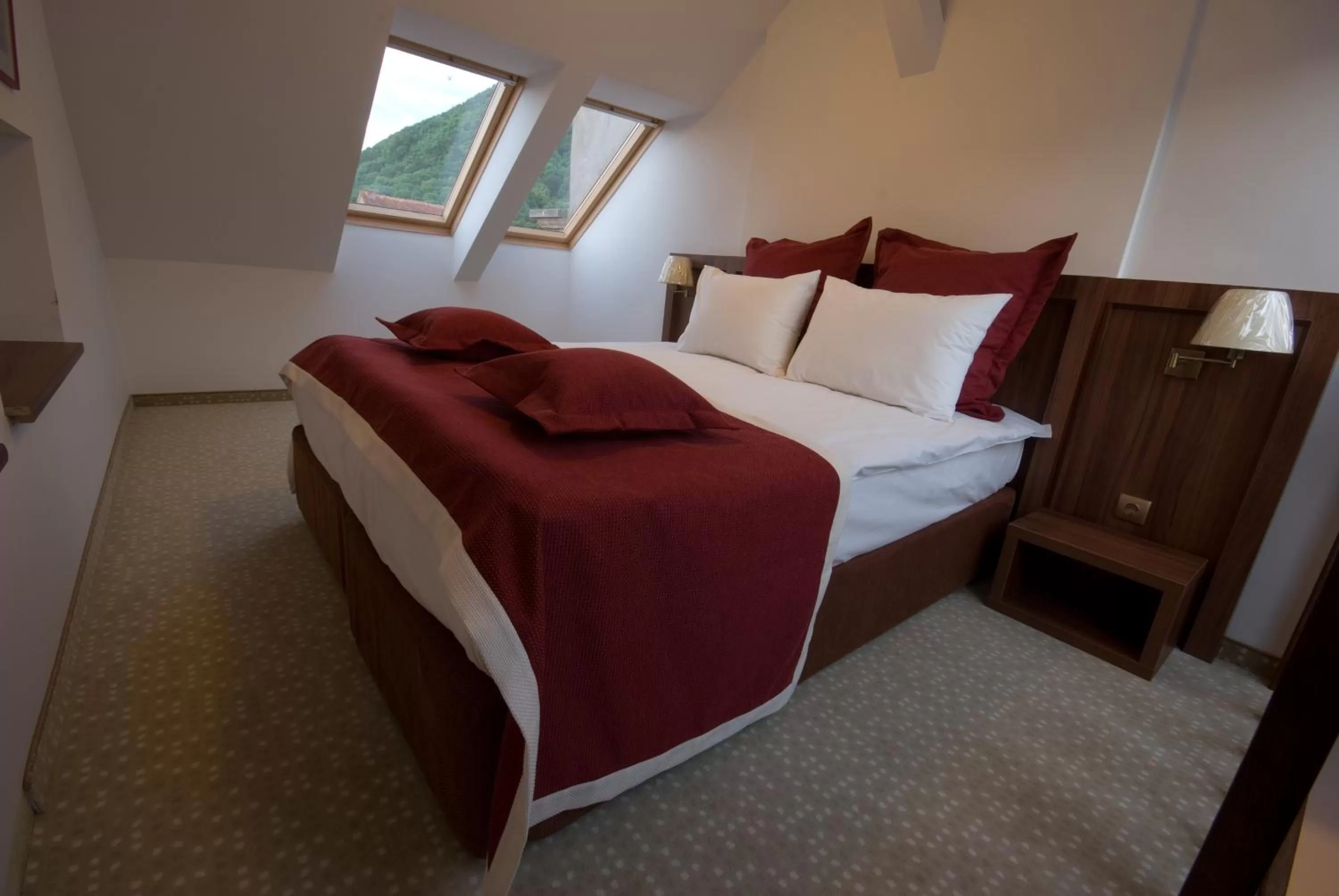 Shower, Bed in Hotel Gott