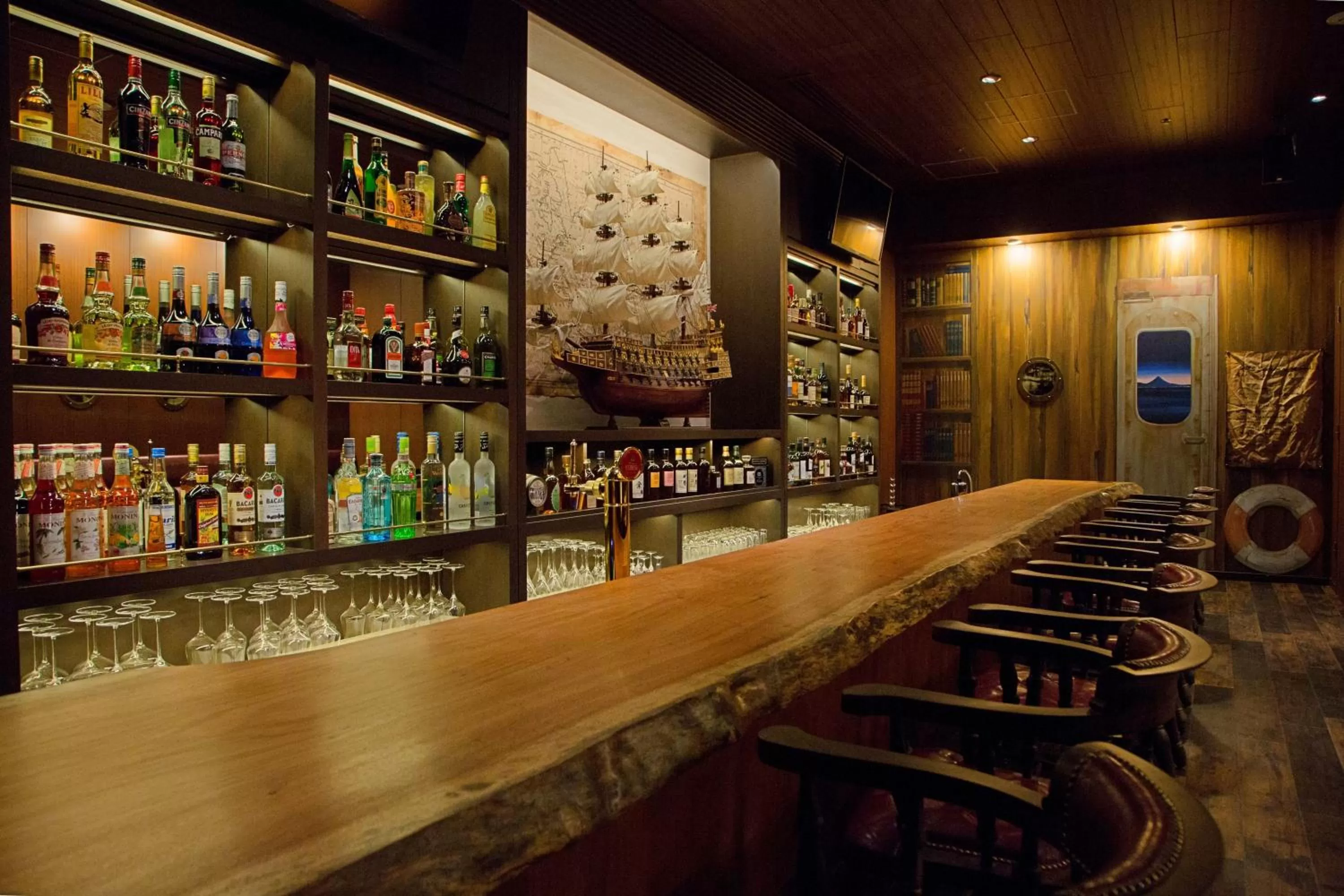 Lounge or bar in La'gent Stay Sapporo Odori Hokkaido