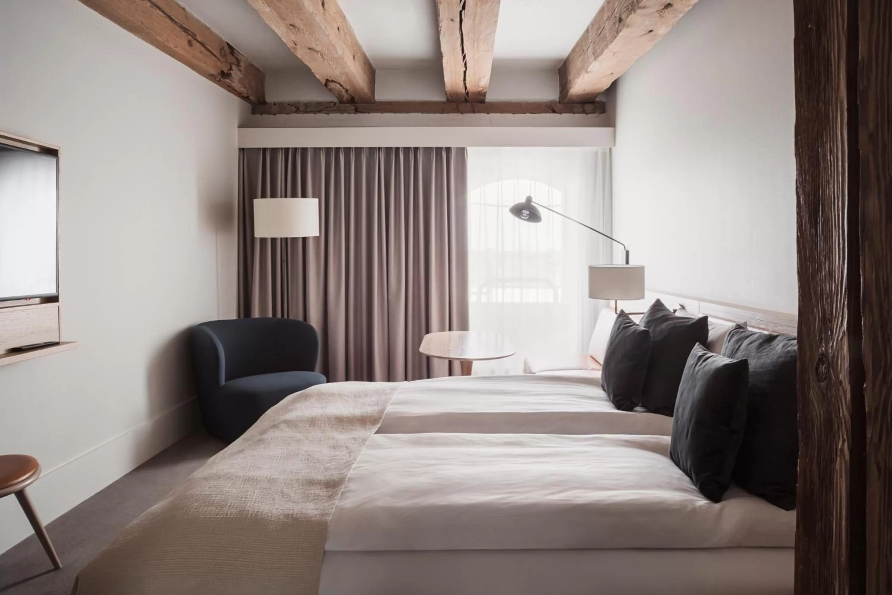 Bed in Copenhagen Admiral Hotel