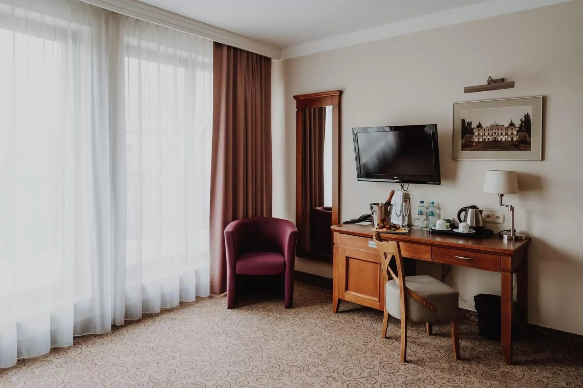 Seating area in Hotel Esperanto