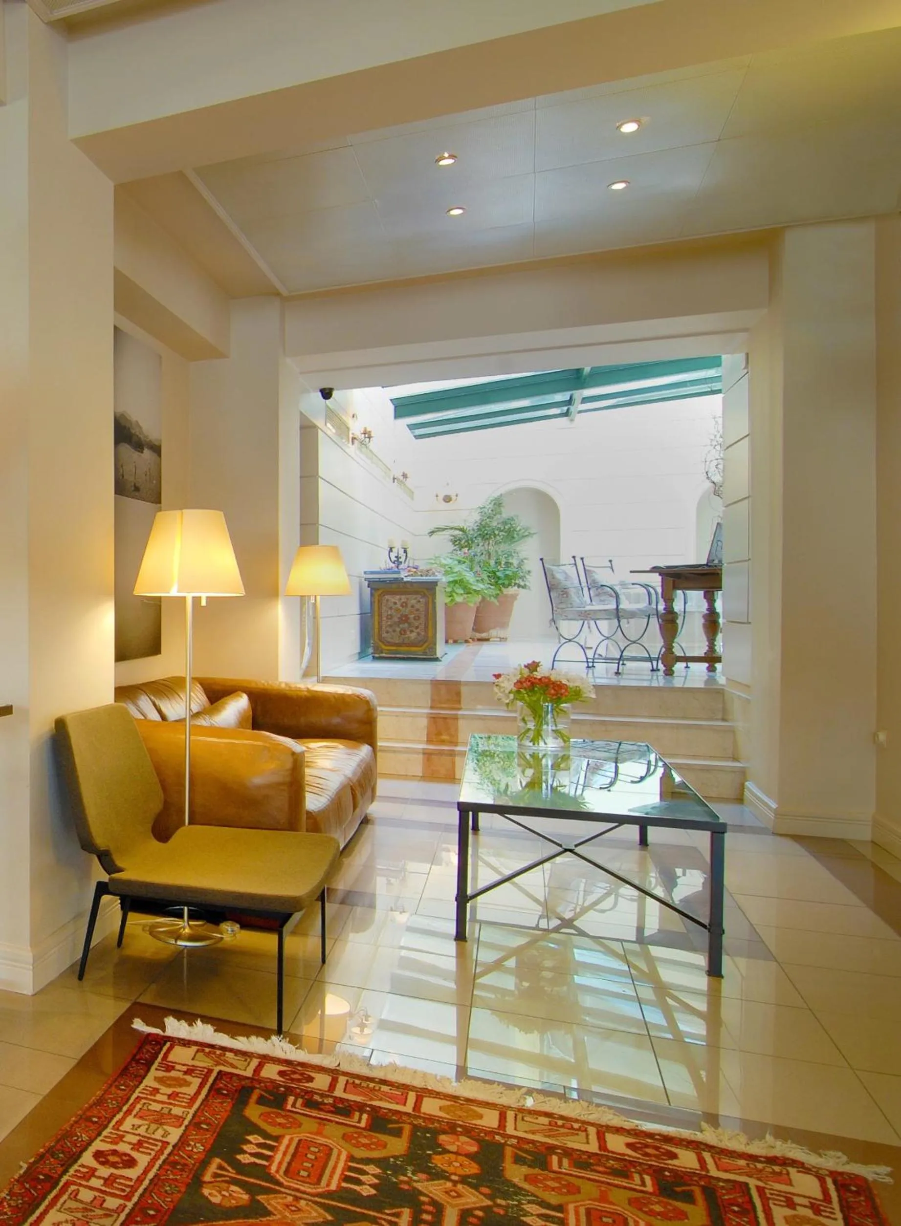 Lobby or reception in Philippos Hotel