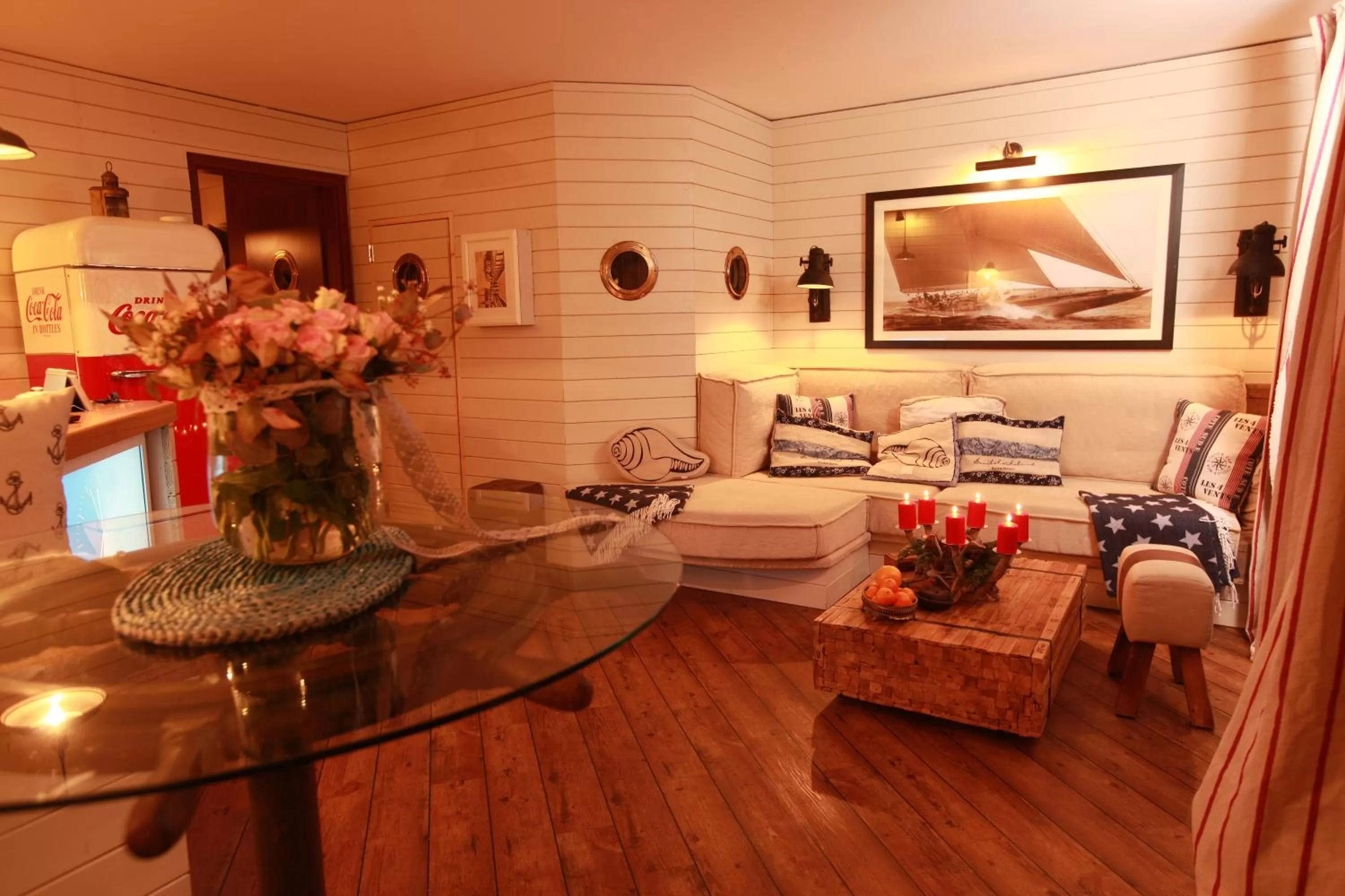 Living room in Weißt Du noch - Gästehäuser & Suiten