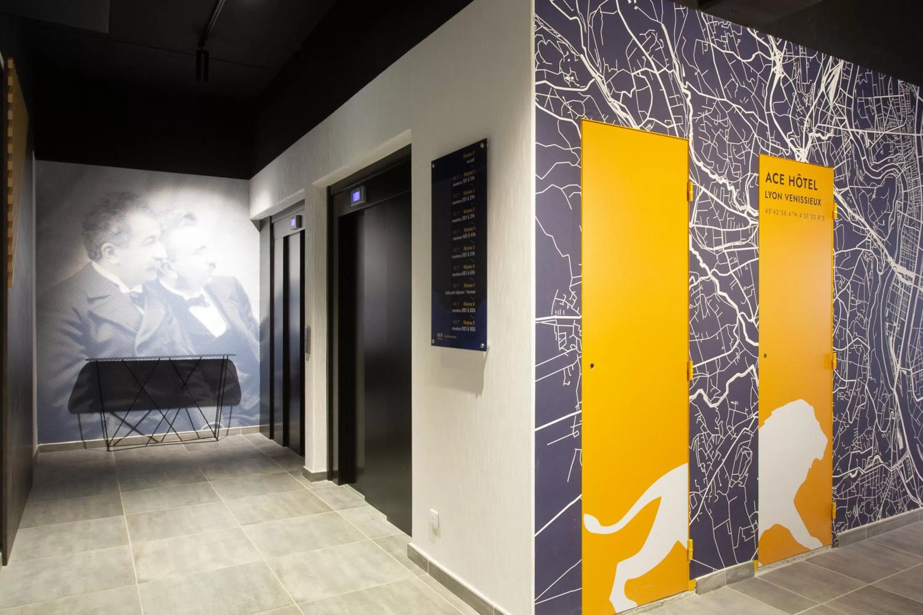 Lobby or reception, Bed in ACE Hôtel Lyon Vénissieux Parc des Expositions