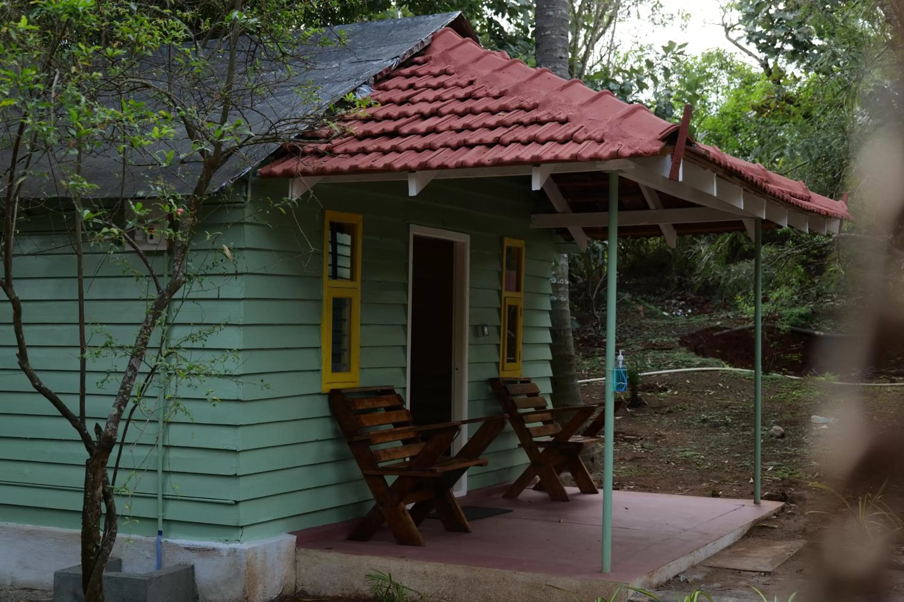Garden view in Commune18 Resort Chikmagalur