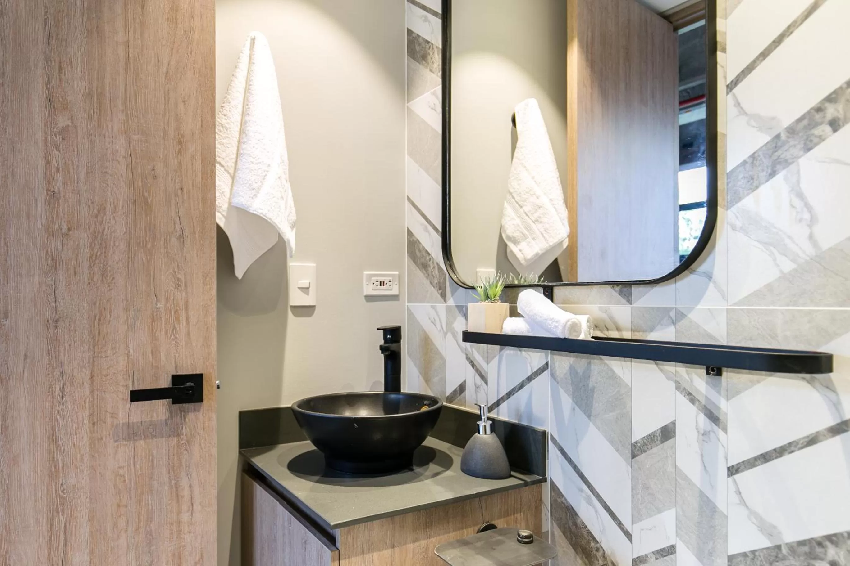 Bathroom in Factory Lofts Hotel