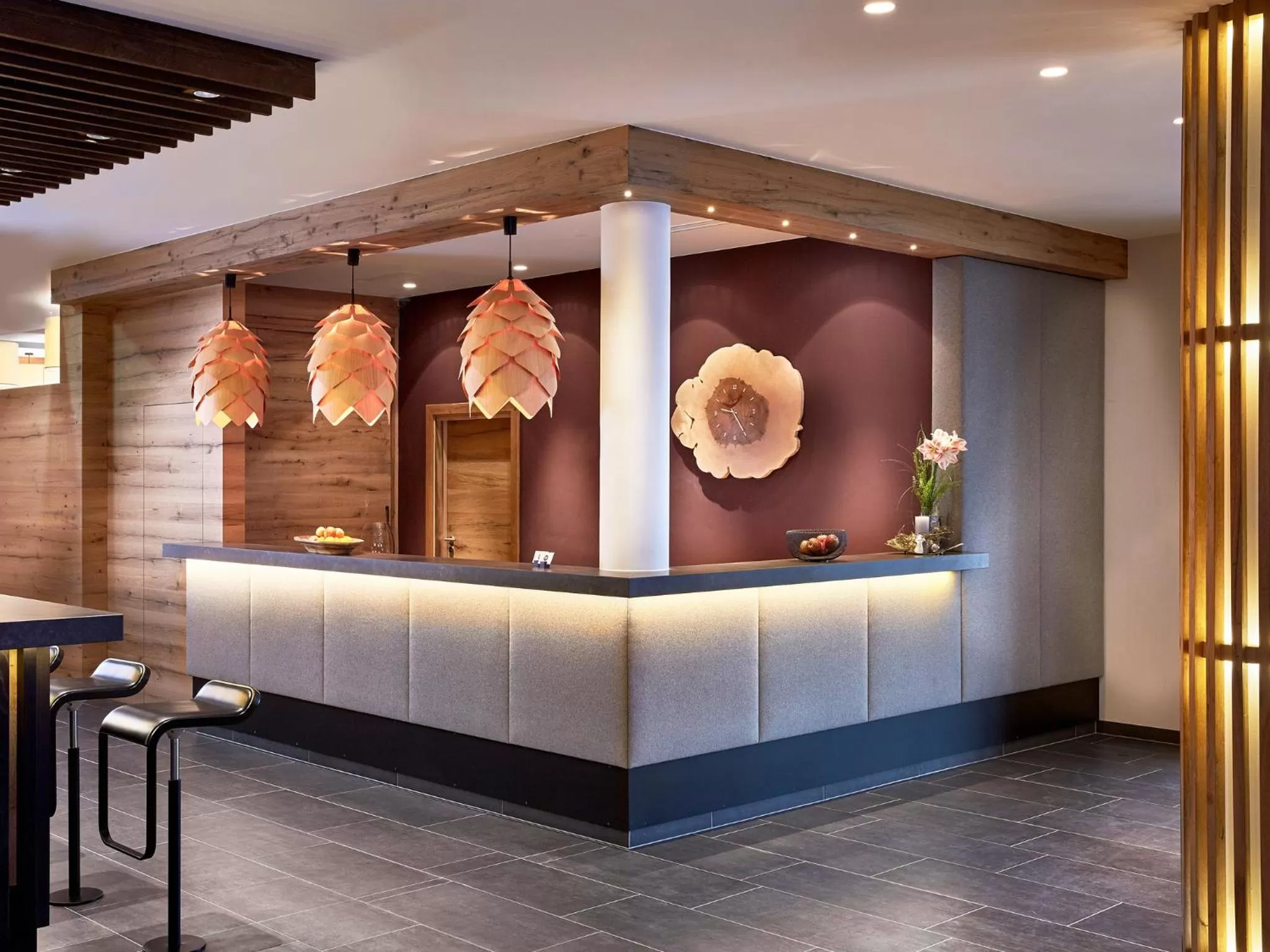 Lobby or reception in Sonja Alpine Resort