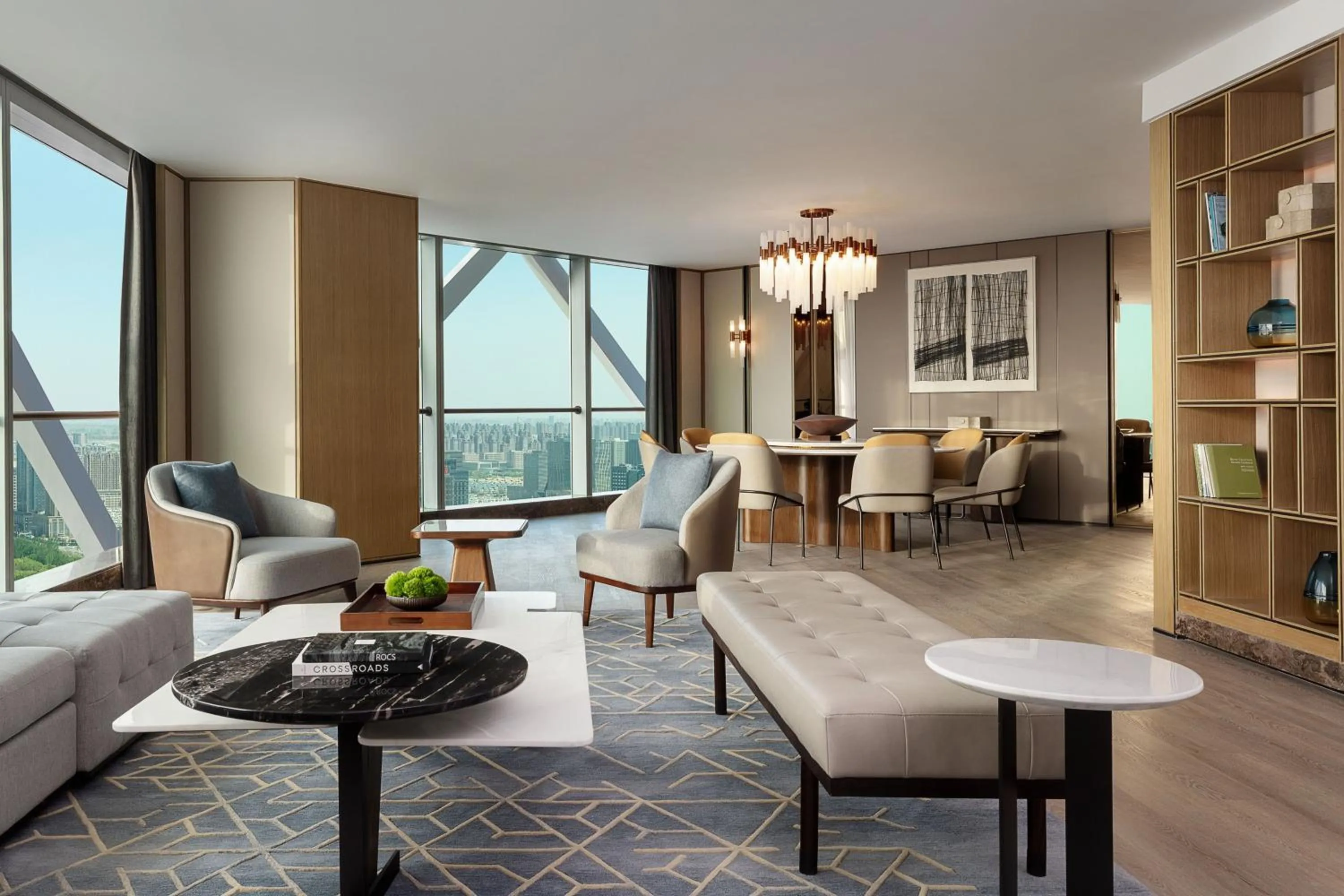 Photo of the whole room in JW Marriott Hotel Yinchuan