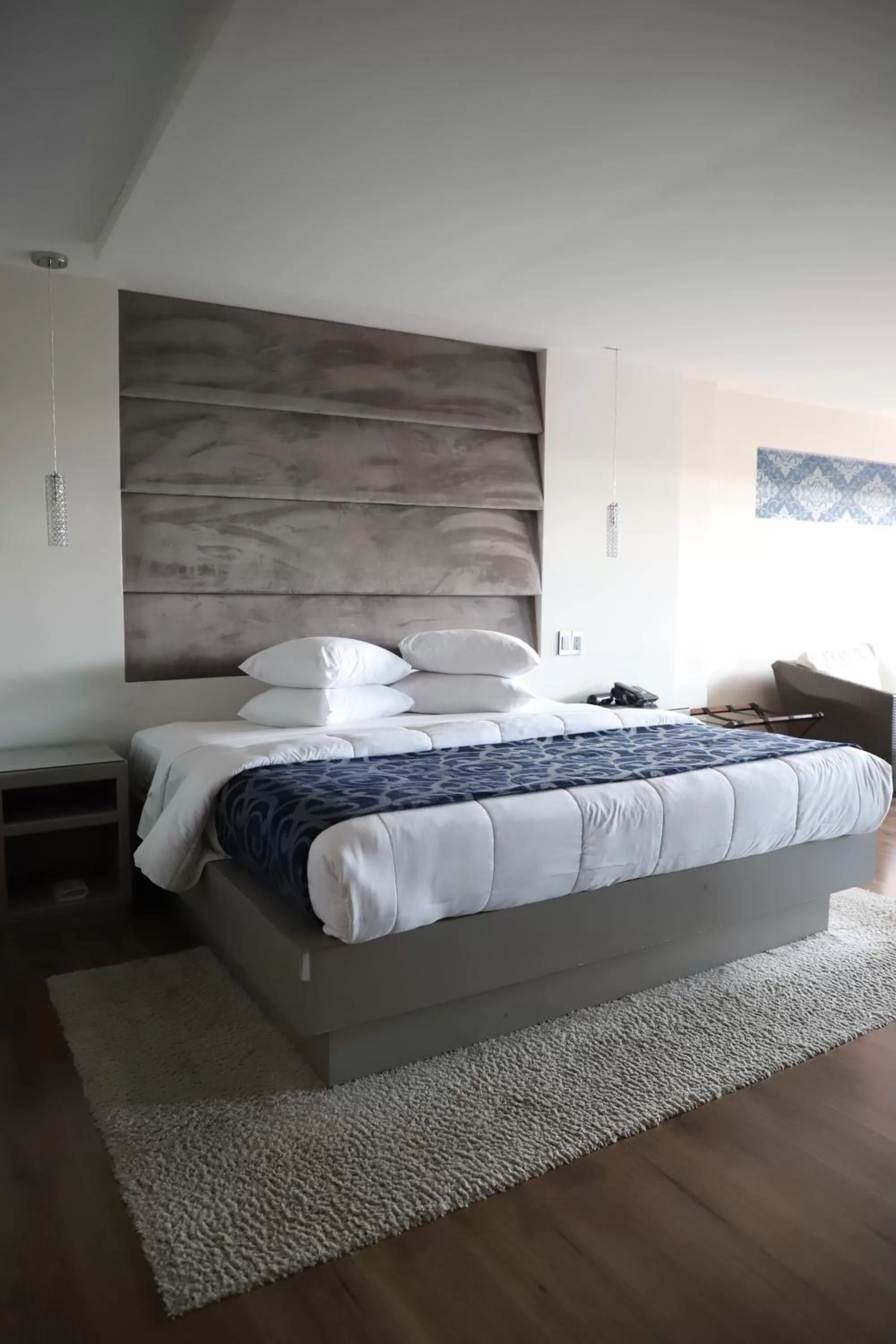 Bed in Hotel Posada Tulancingo