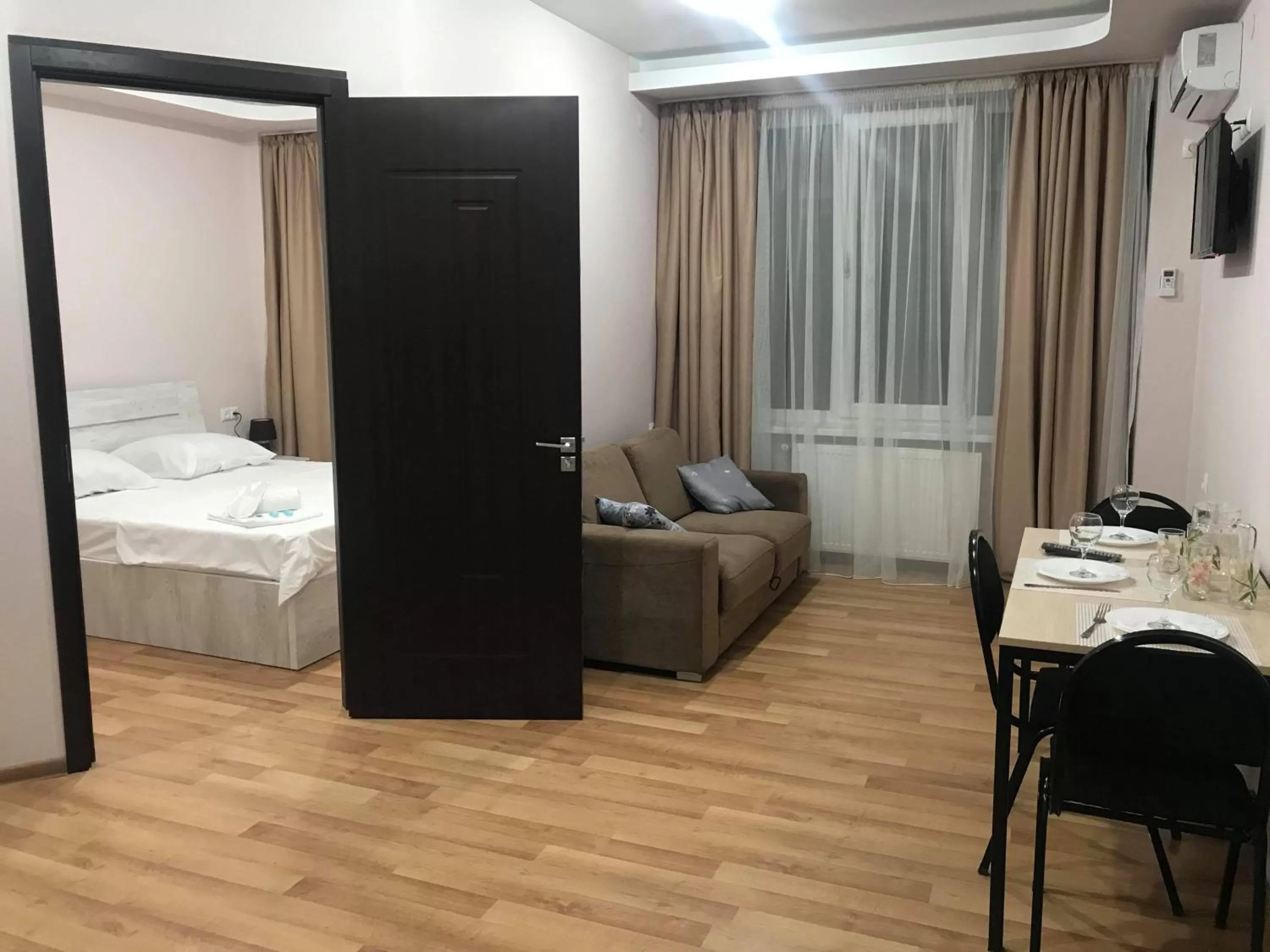 Bed in Hotel Caucasus