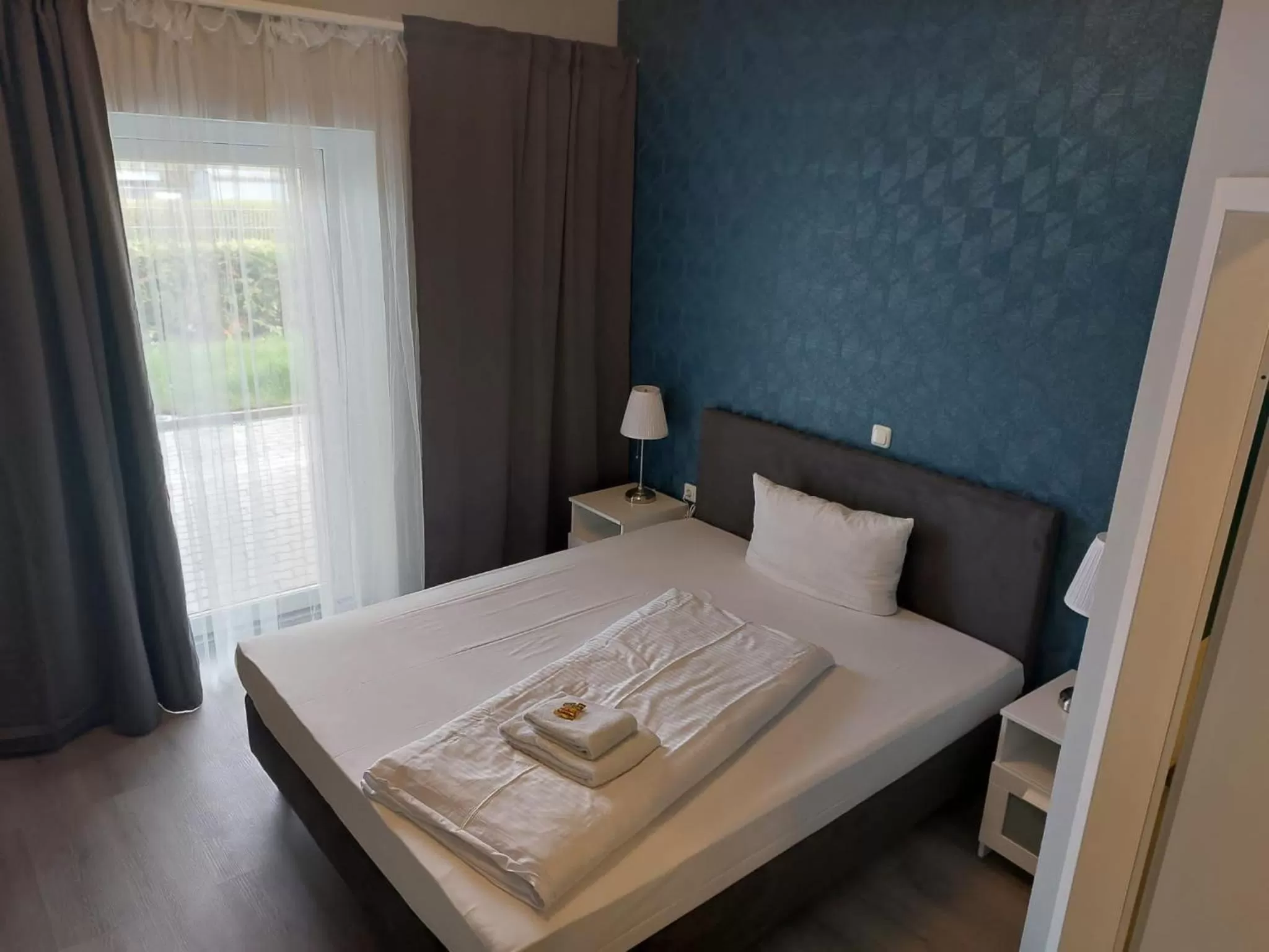 Balcony/Terrace, Bed in CASILINO Hotel A 20 Wismar