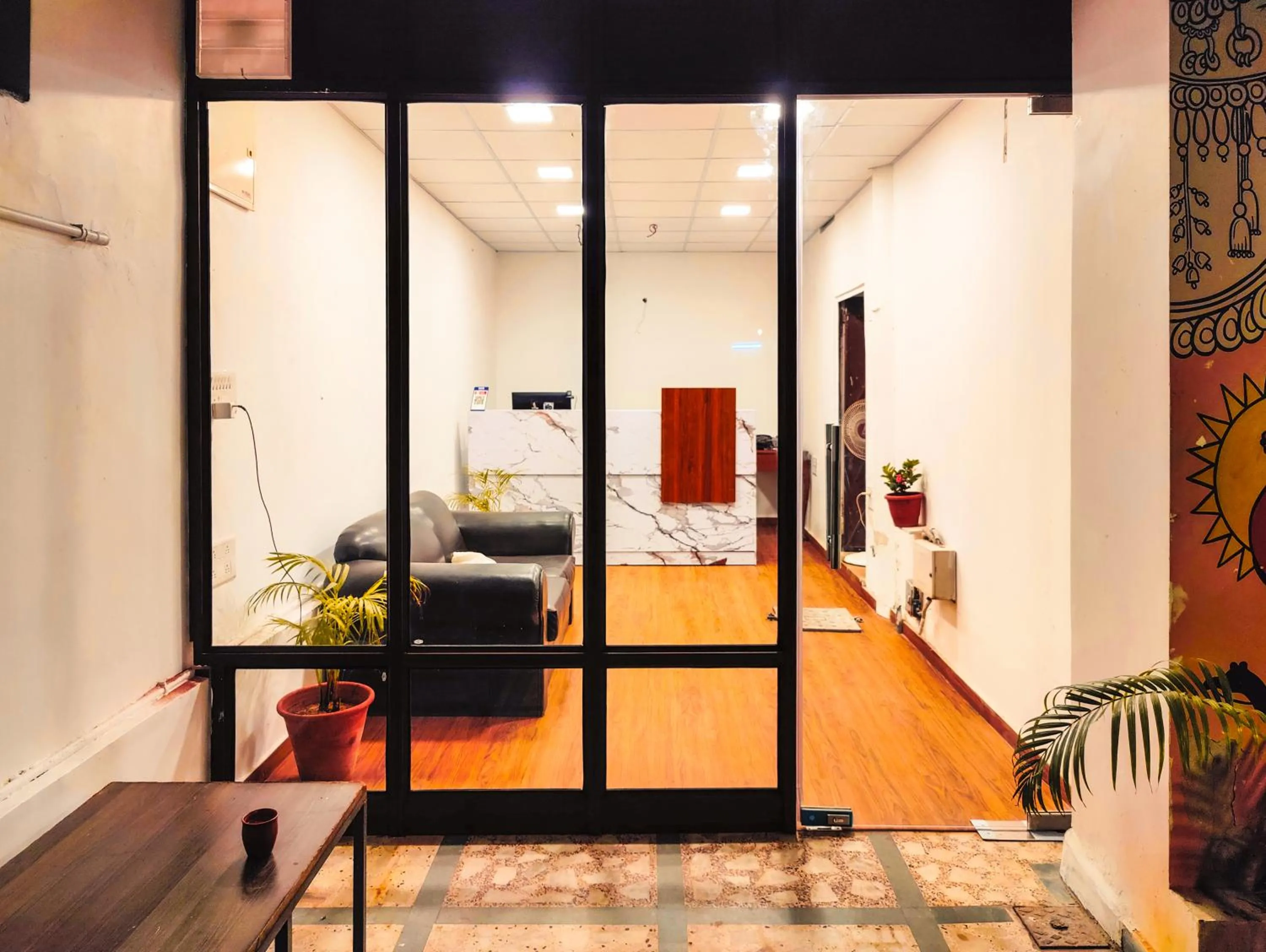 Lobby or reception, Bed in Hoztel Jaipur