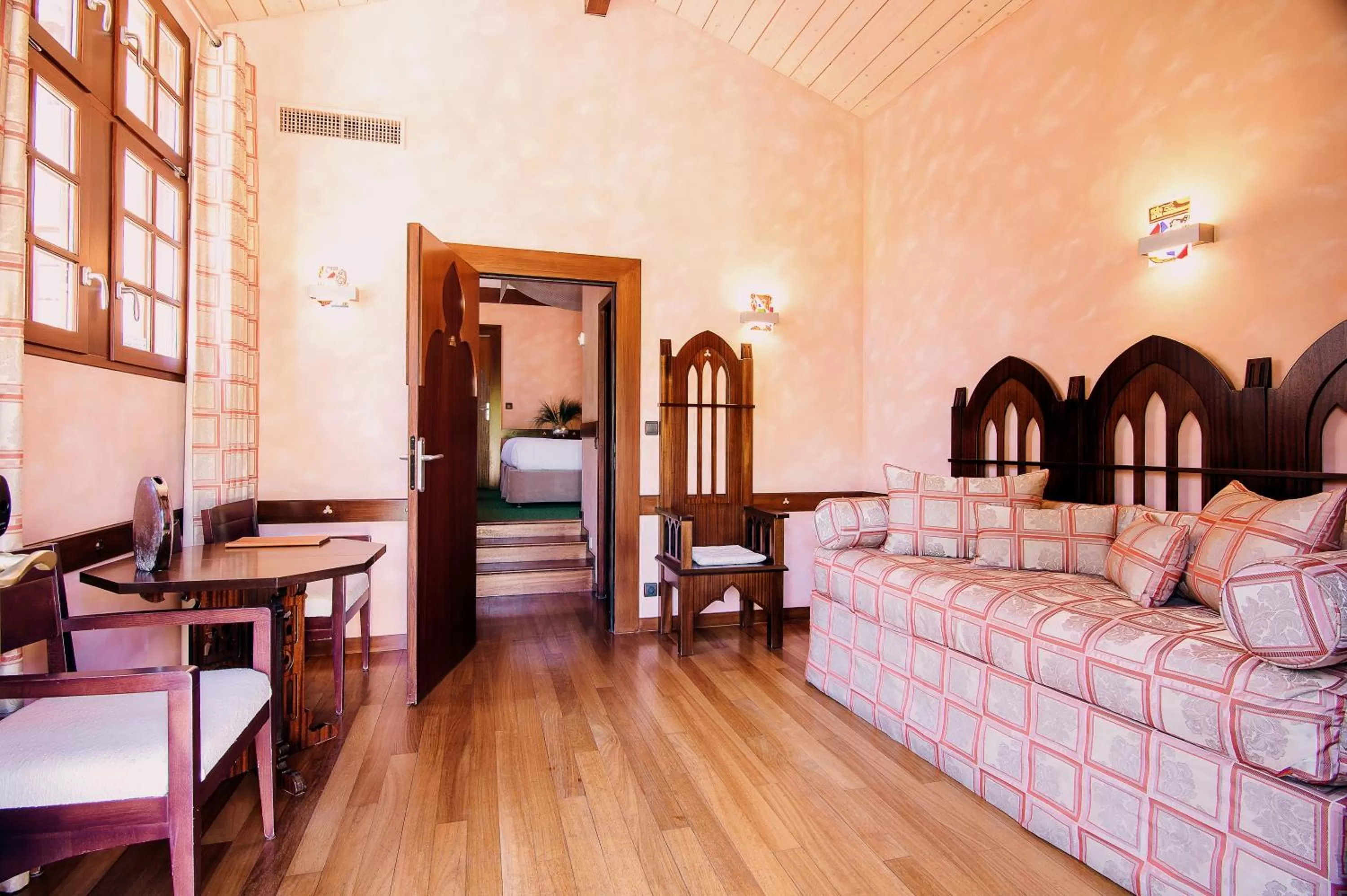 Living room, Seating Area in Hôtel Au Logis des Remparts