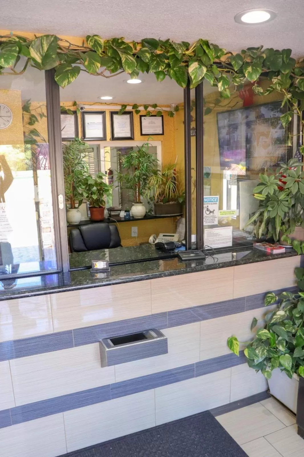 Lobby or reception in Motel 7 - Near Six Flags, Vallejo - Napa Valley