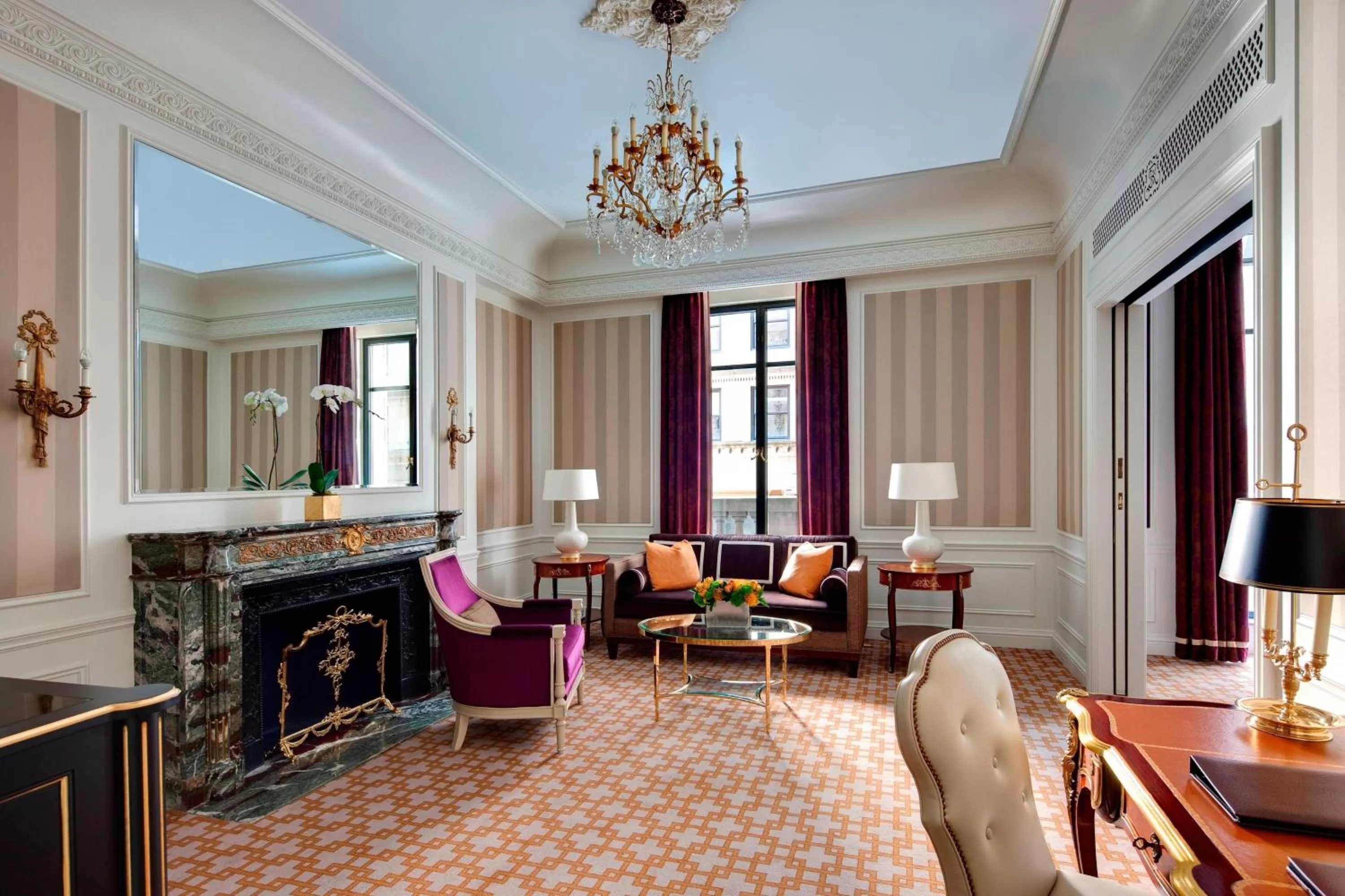 Living room in The St. Regis New York