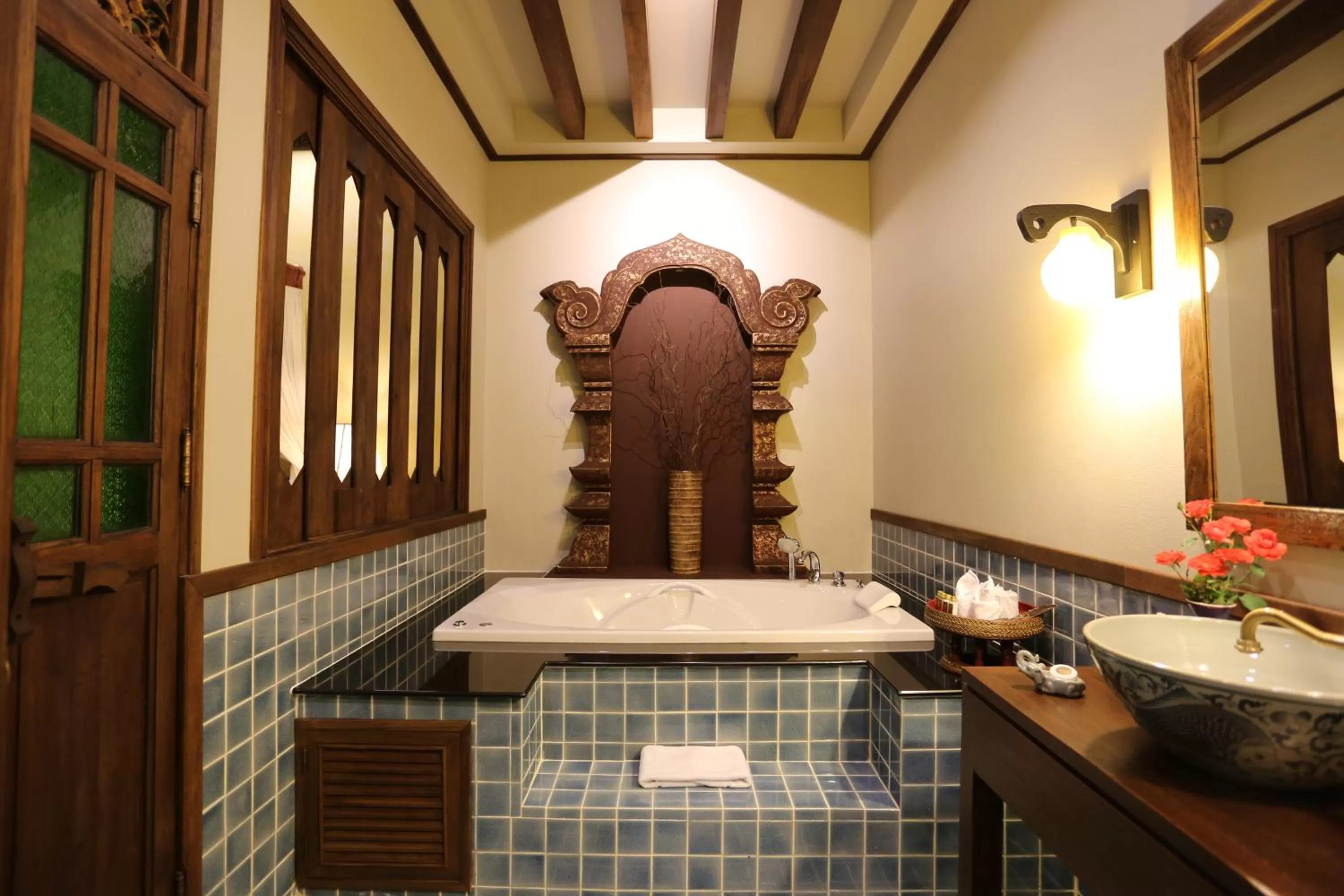 Bathroom in Amata Lanna Village อมตะล้านนาวิลเลจ