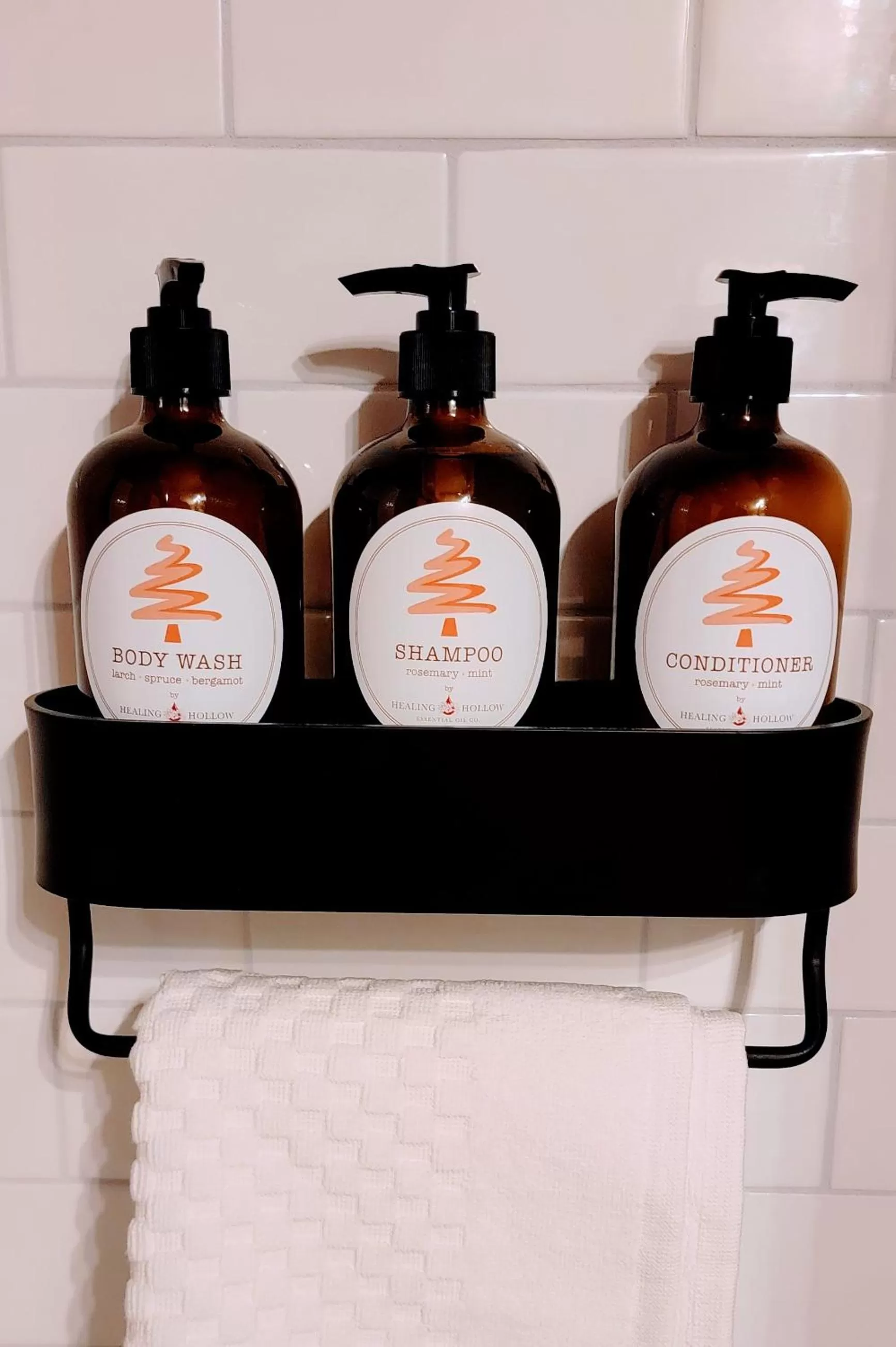 Shower in The Larix Hotel