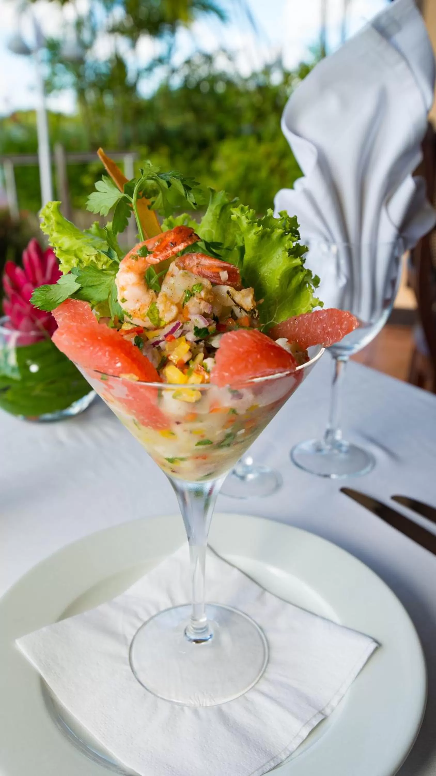 Food and drinks in Hotel Bakoua Martinique