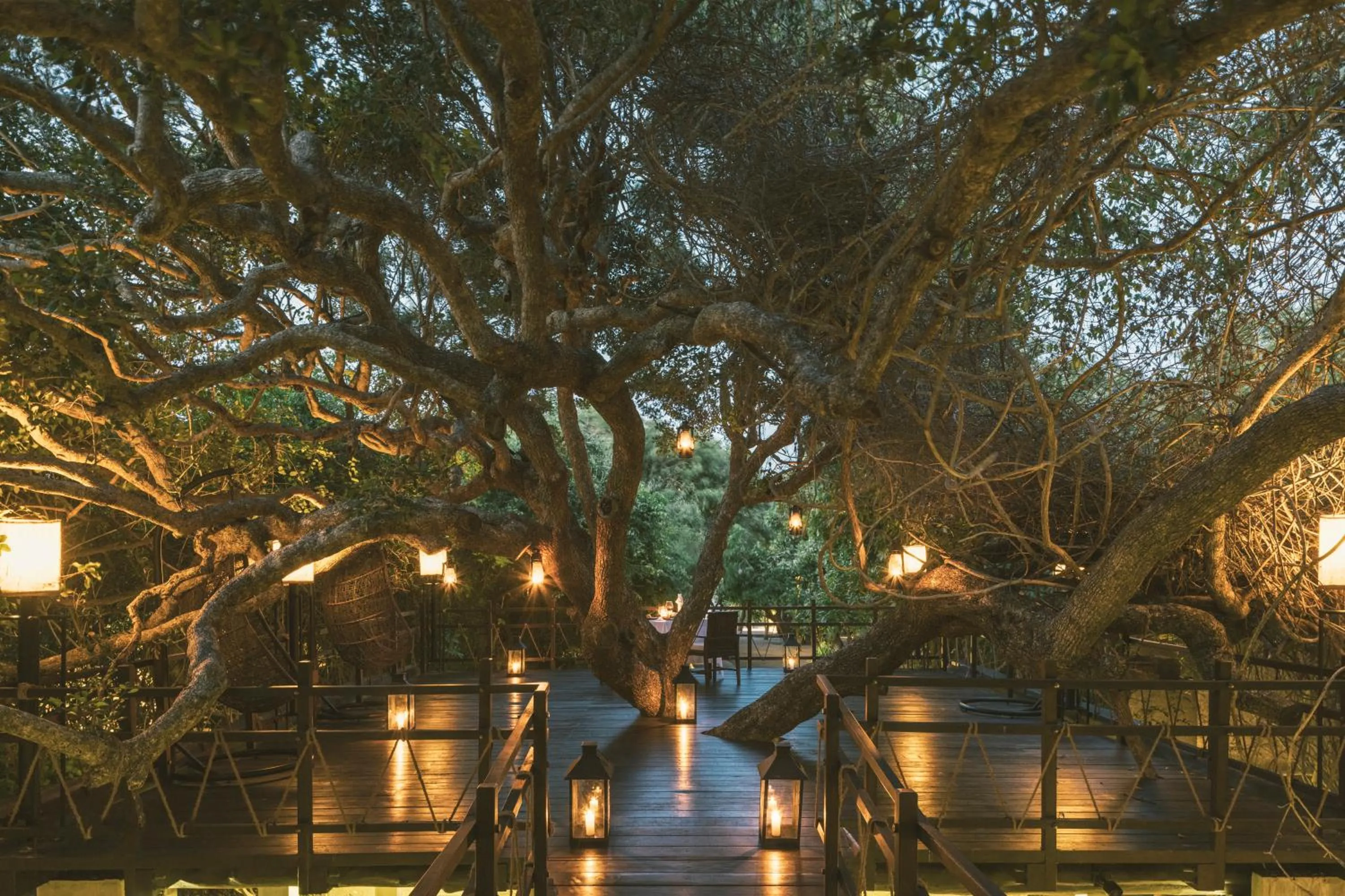 Dining area in Uga Jungle Beach - Trincomalee