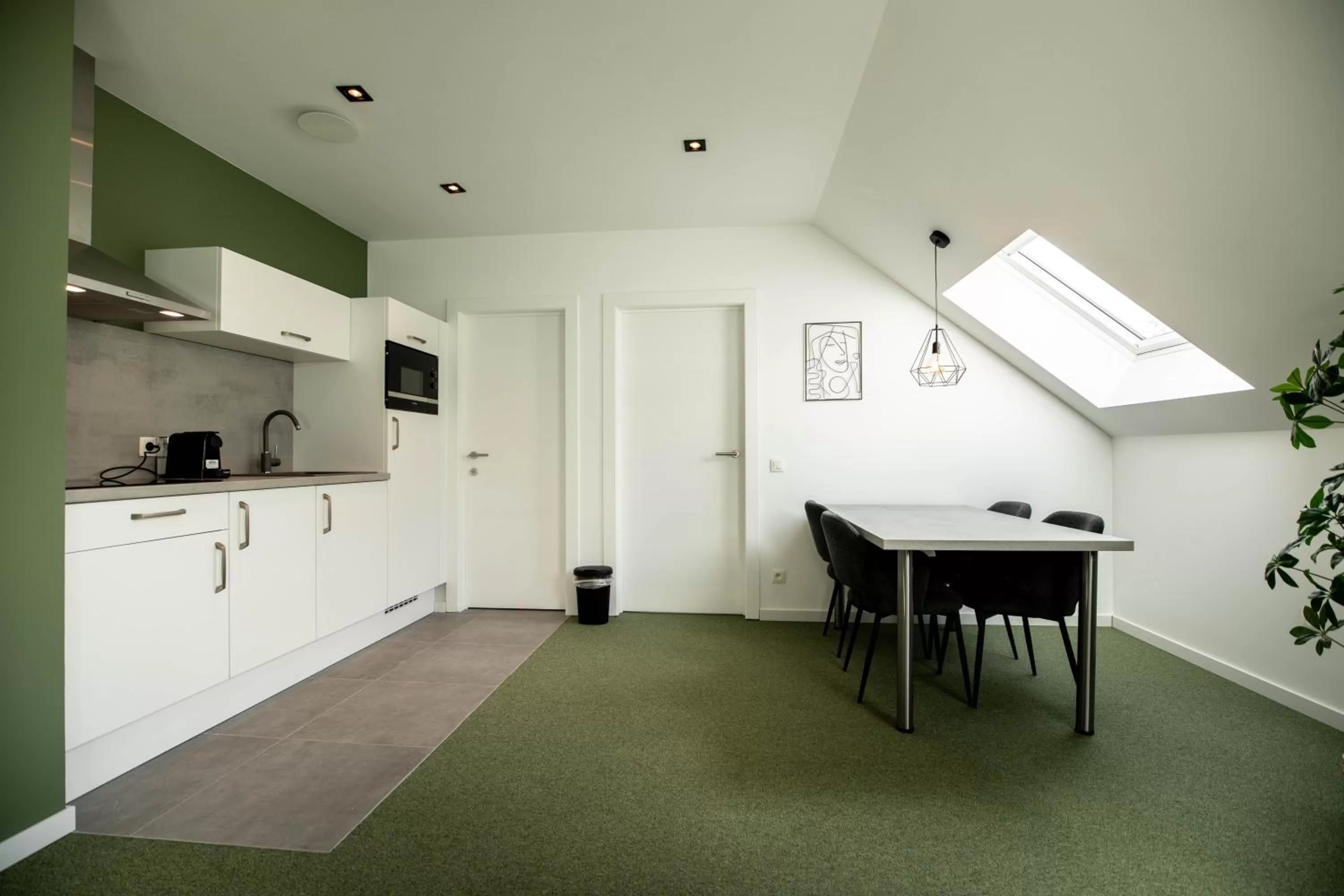 Kitchen or kitchenette in City Housing Genk