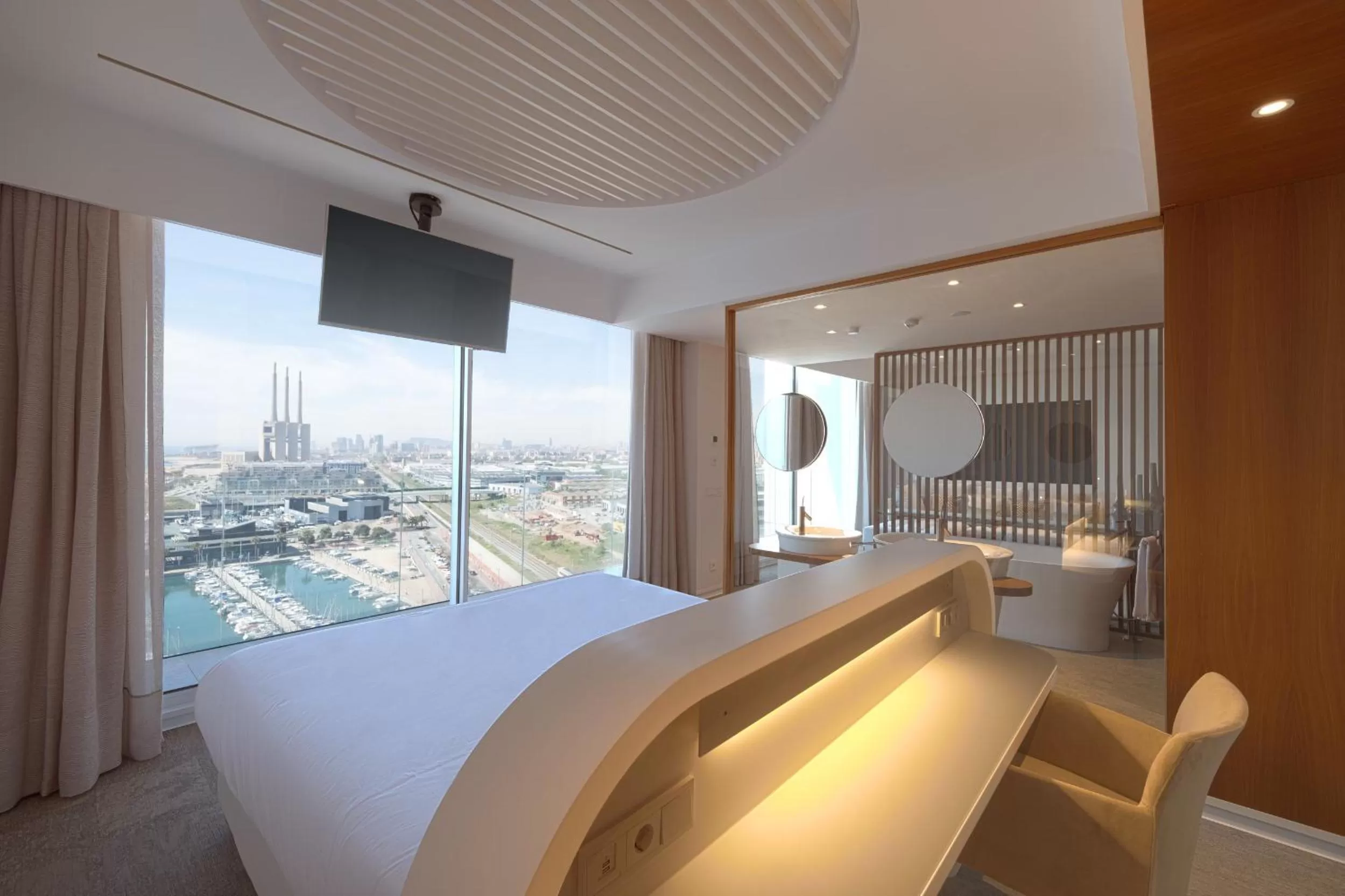 Bedroom, Bed in Hotel Marina Badalona