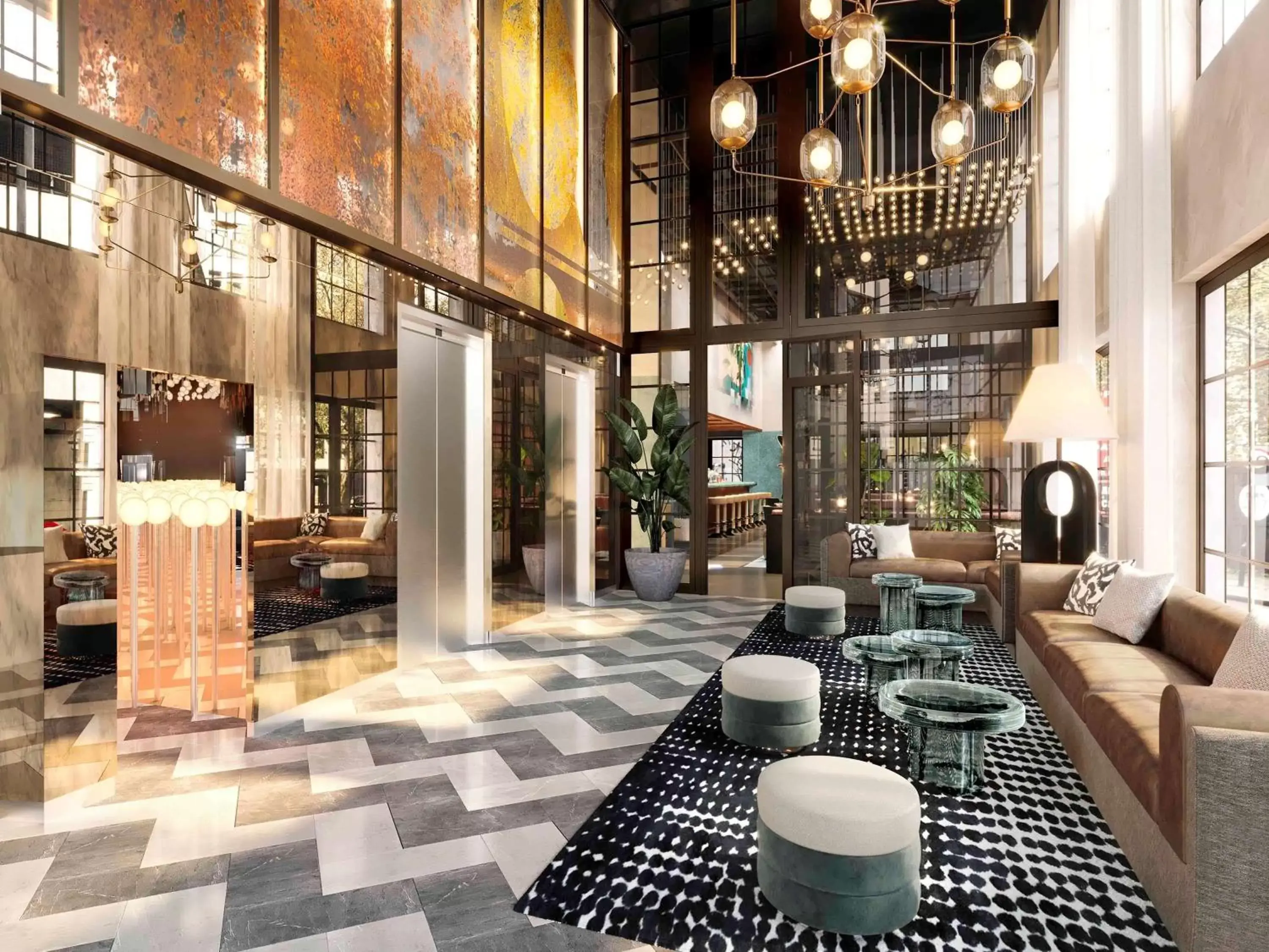 Property building, Restaurant/Places to Eat in Mondrian London Shoreditch Property building, Restaurant/Places to Eat in Mondrian London Shoreditch