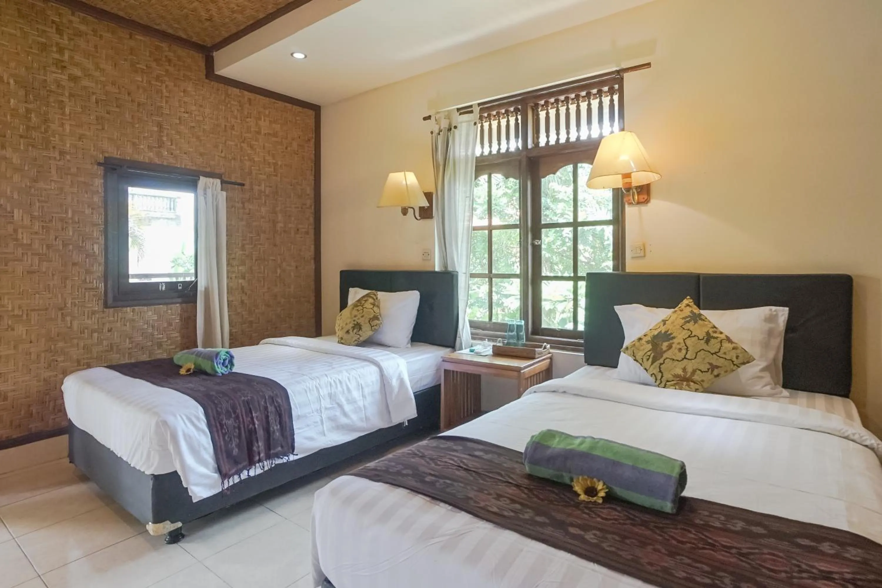Bed in Ubud Kerta City Hotel