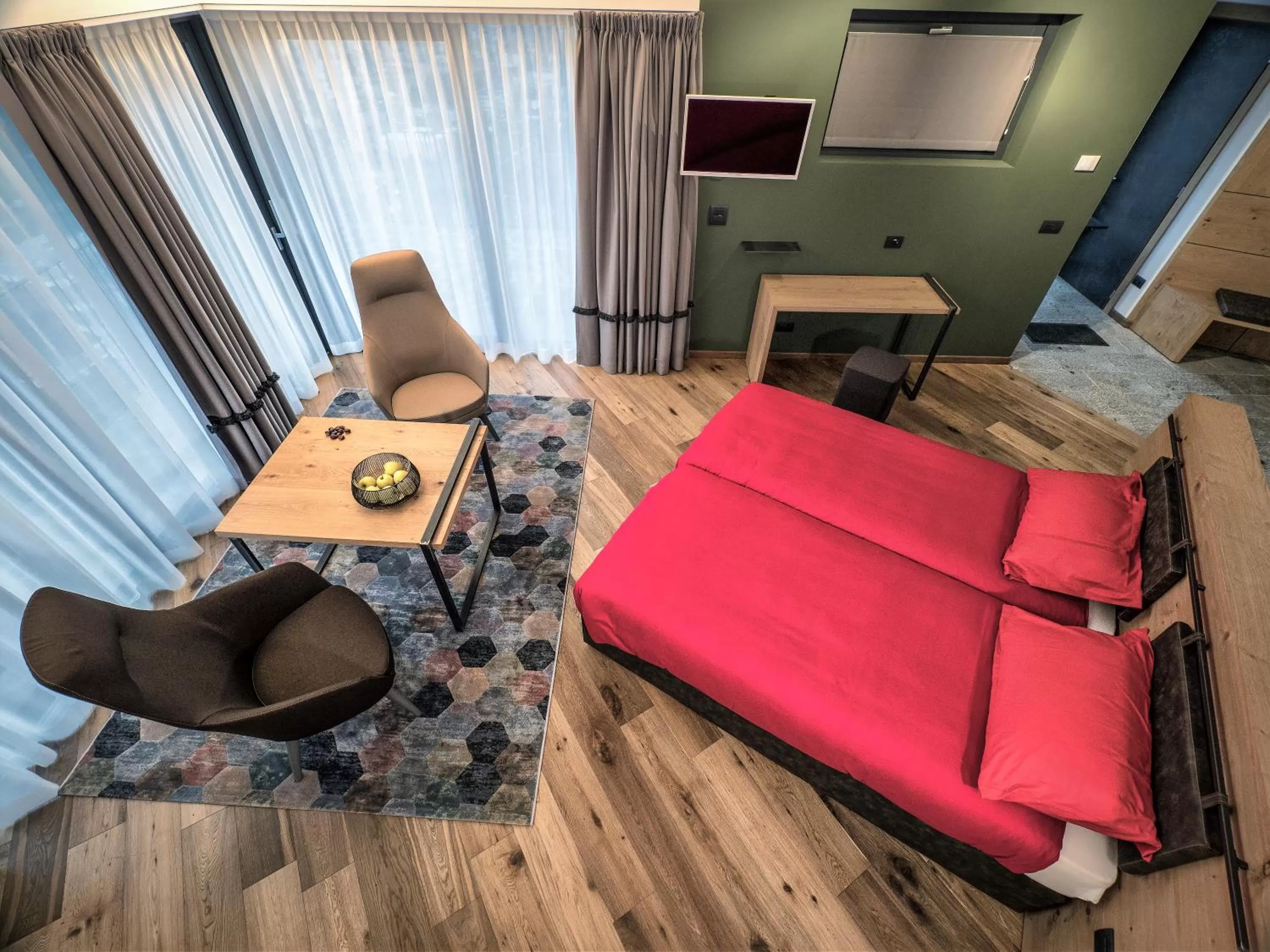 Bed in Cà Rossa #panoramic suite