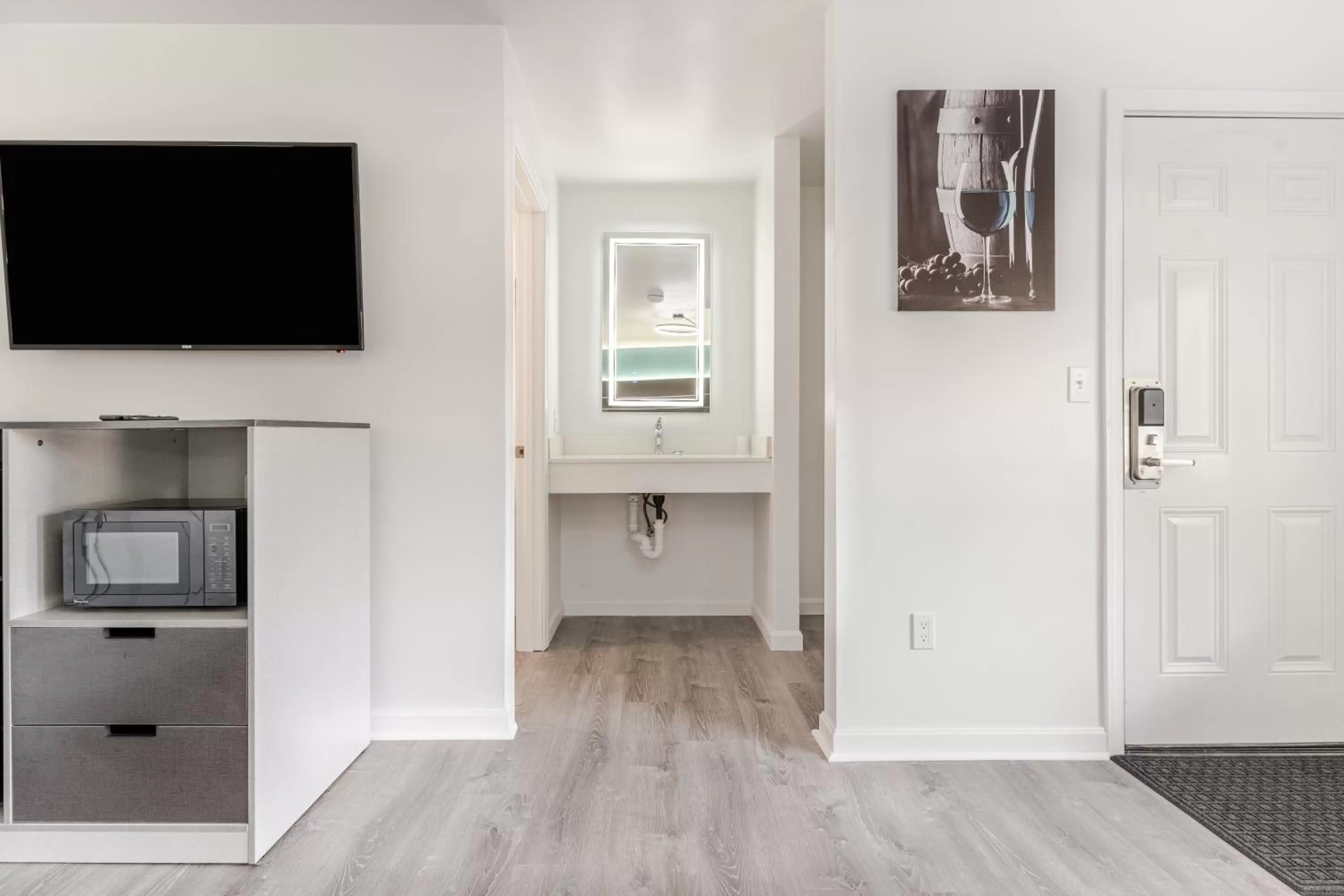 Bathroom in Blue Beach Motel Providence North Kingstown