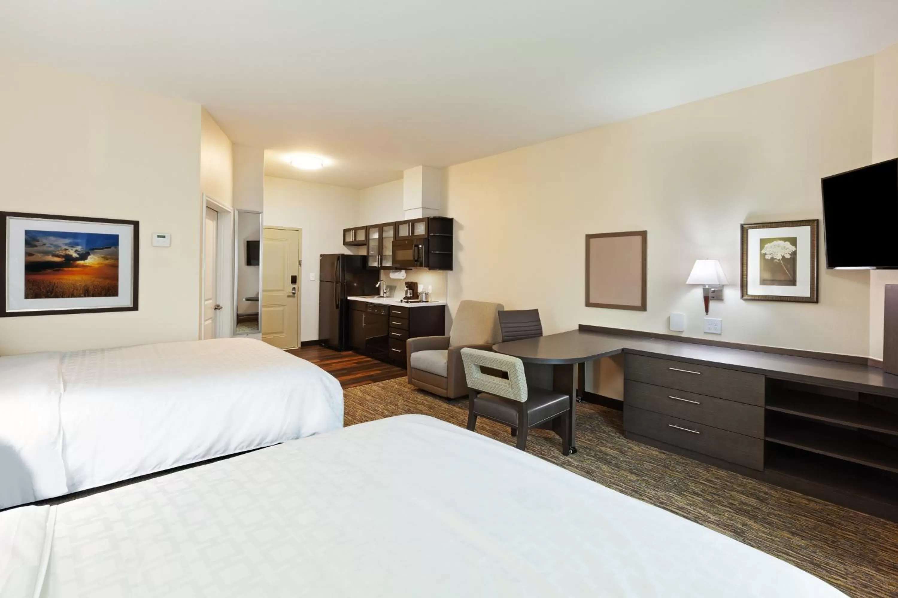 Bedroom, Bed in Candlewood Suites - Houston - Pasadena by IHG